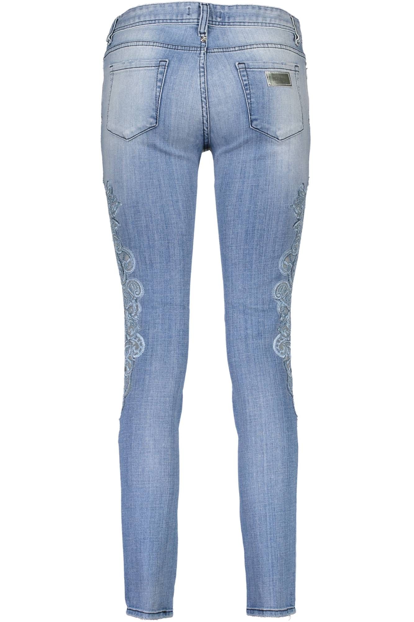 Just Cavalli moteriški džinsai – azzurro spalvos, azzurro spalva, nuotrauka 2