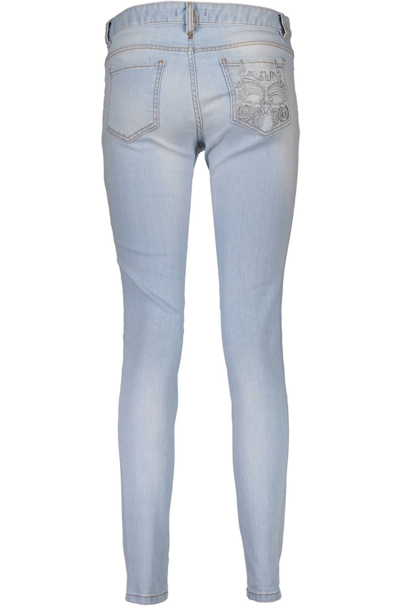 Just Cavalli moteriški džinsai – azzurro spalvos, azzurro spalva, nuotrauka 2