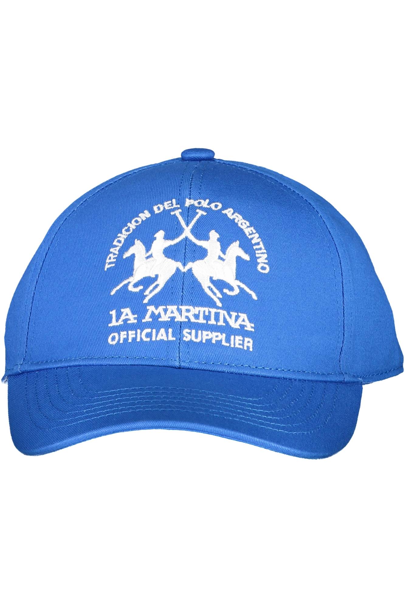 La Martina vyriška kepurė – mėlynos spalvos, mėlynos spalvos
