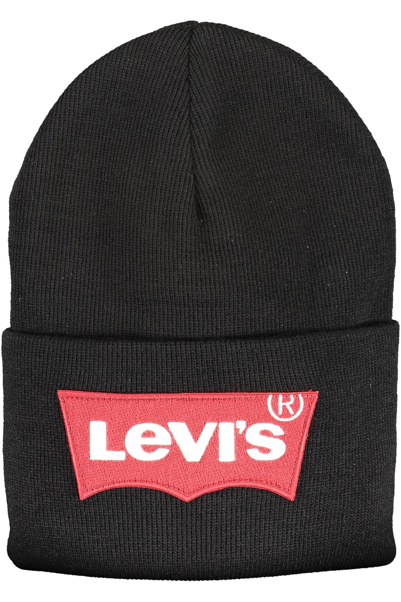 Levi's vyriška kepurė – juoda spalvos, juoda spalva