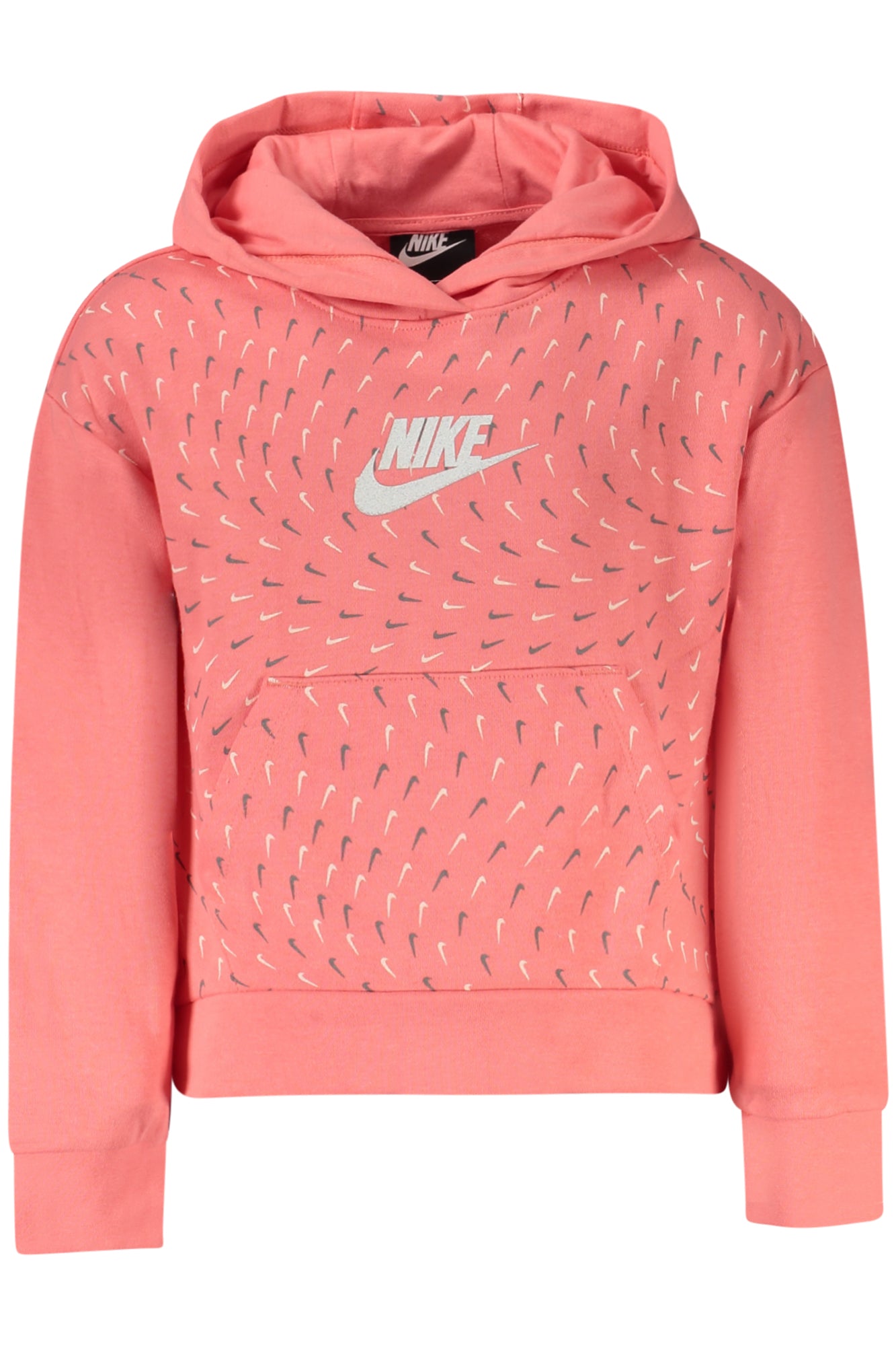 Nike vaikiškas džemperis – rožinė spalvos, rožinė spalva