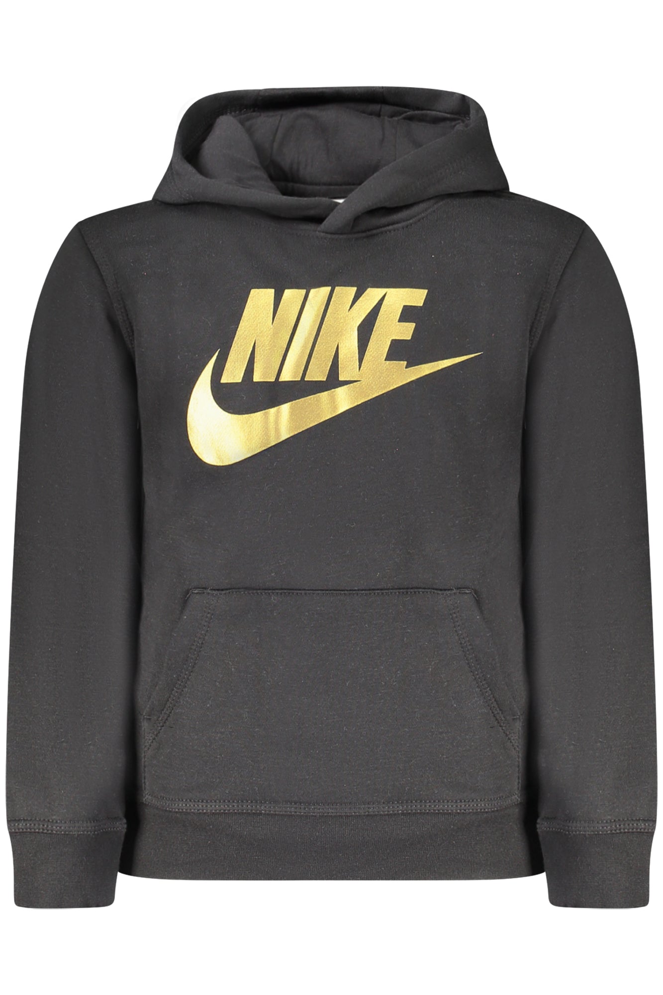 Nike vaikiškas džemperis – juoda spalvos, juoda spalva