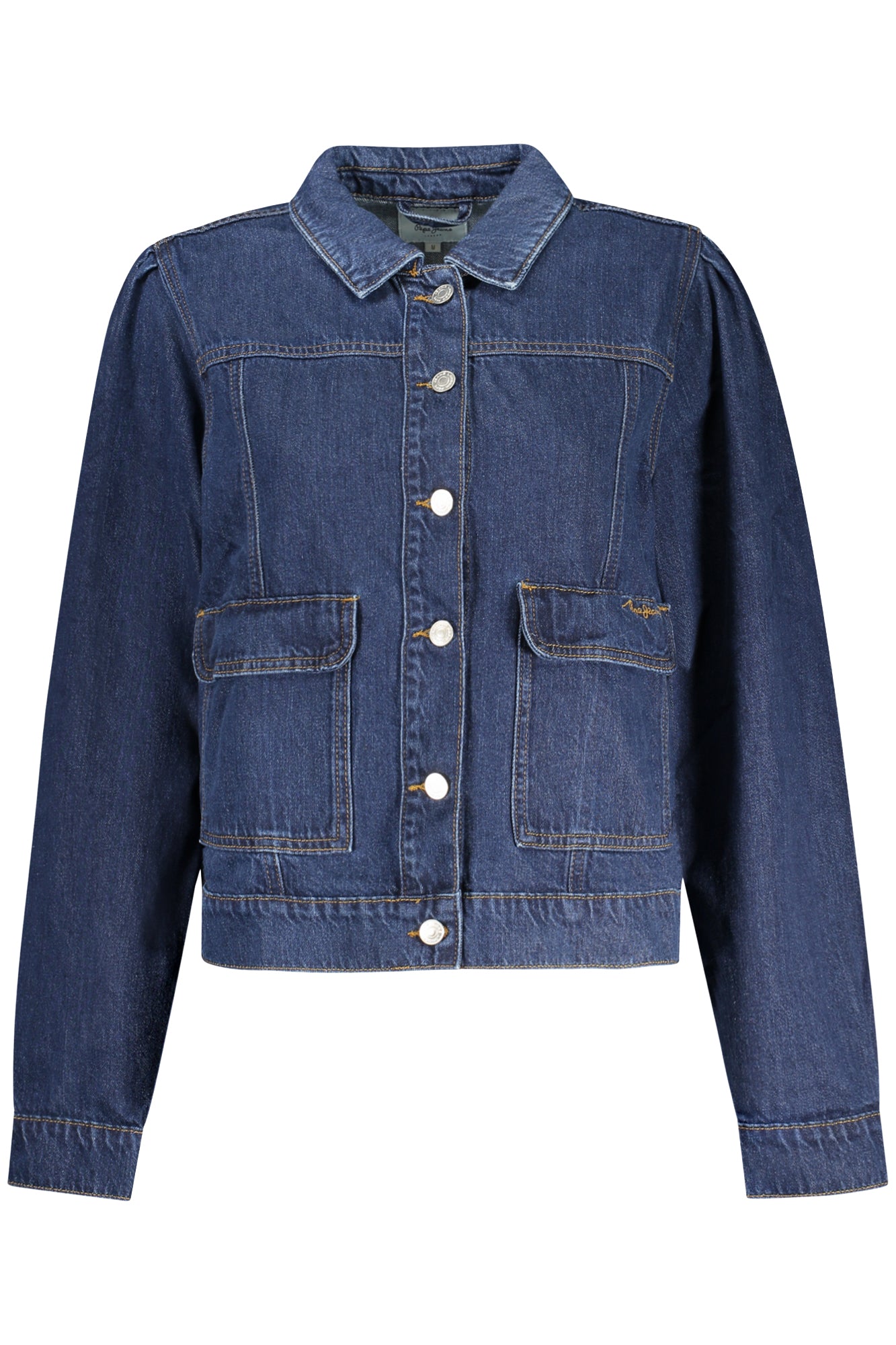 Pepe Jeans moteriška striukė – mėlynos spalvos, mėlynos spalvos