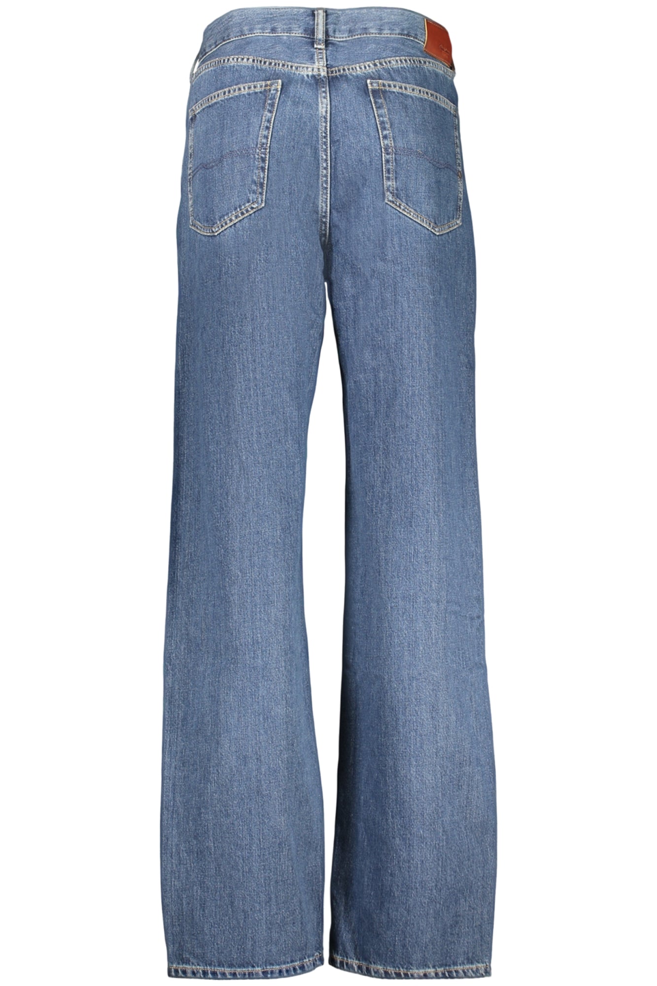 Pepe Jeans moteriški džinsai – mėlynos spalvos, mėlynos spalvos, nuotrauka 2