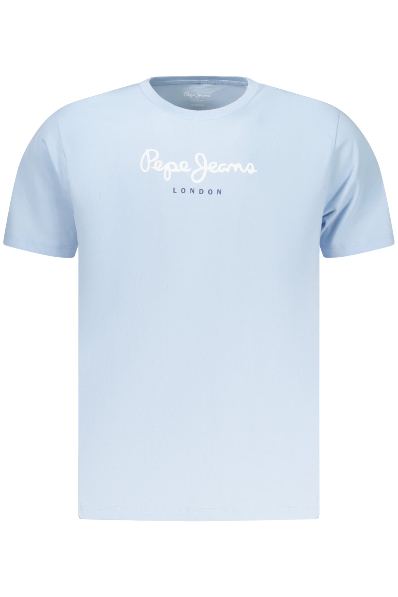 Pepe Jeans vyriški marškinėliai – azzurro spalvos, azzurro spalva