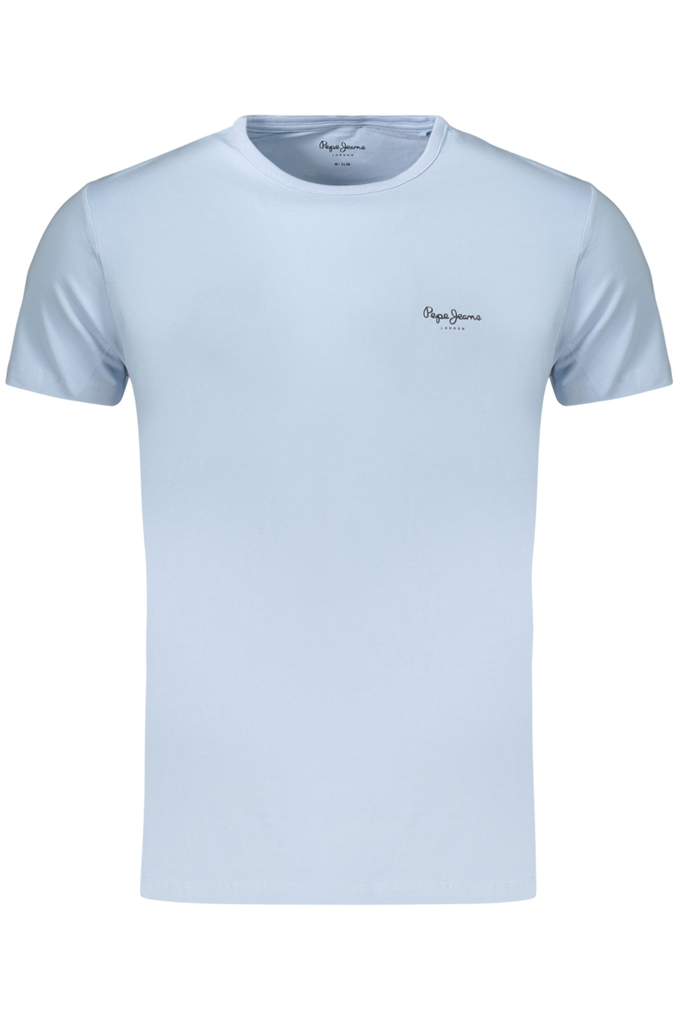 Pepe Jeans vyriški marškinėliai – azzurro spalvos, azzurro spalva
