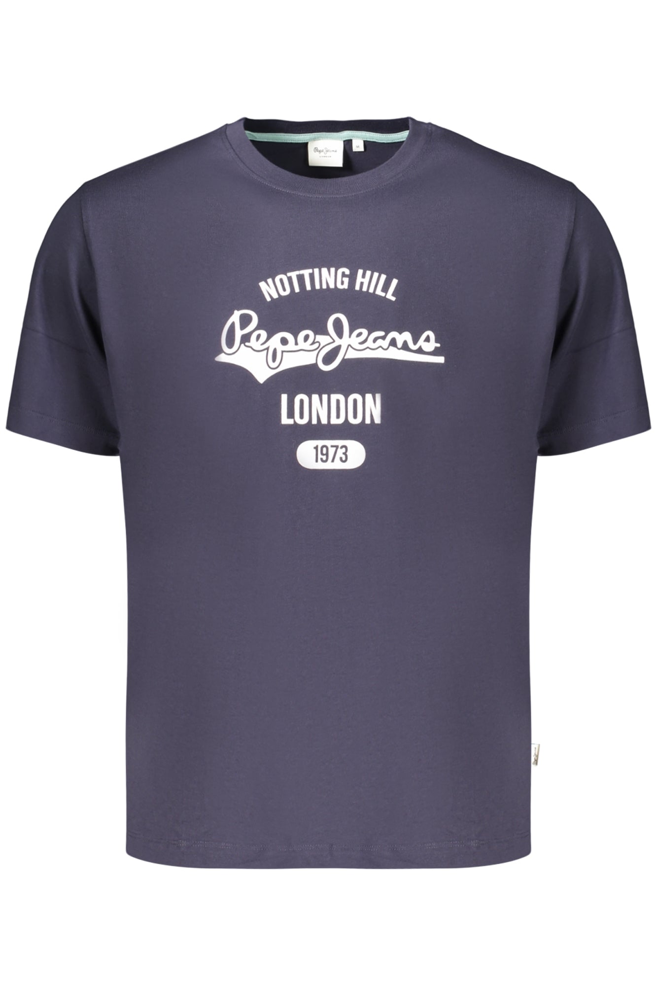 Pepe Jeans vyriški marškinėliai – mėlynos spalvos, mėlynos spalvos