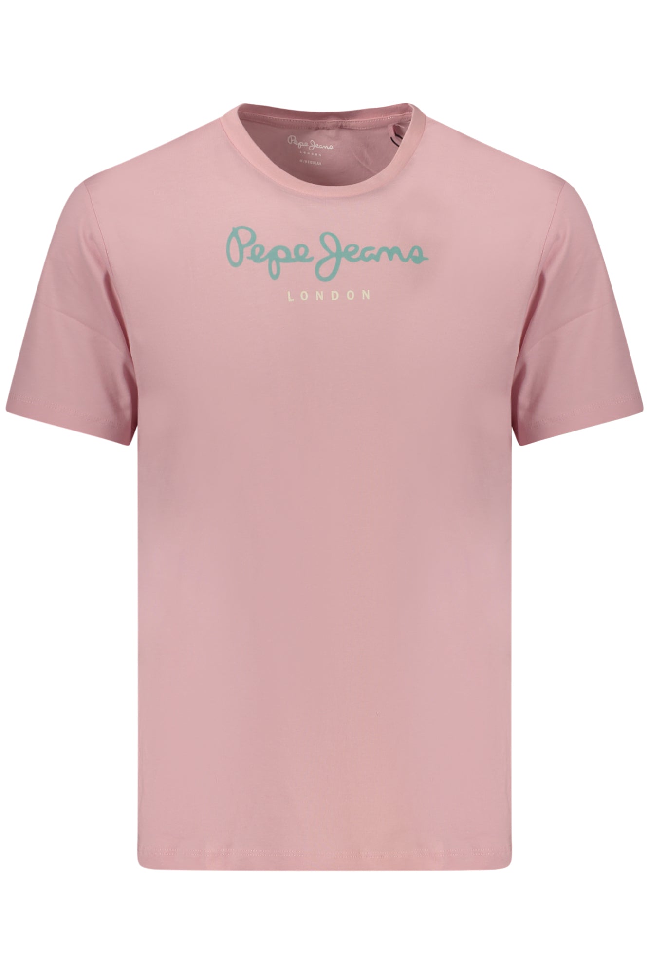 Pepe Jeans vyriški marškinėliai – rožinės spalvos, rožinės spalvos