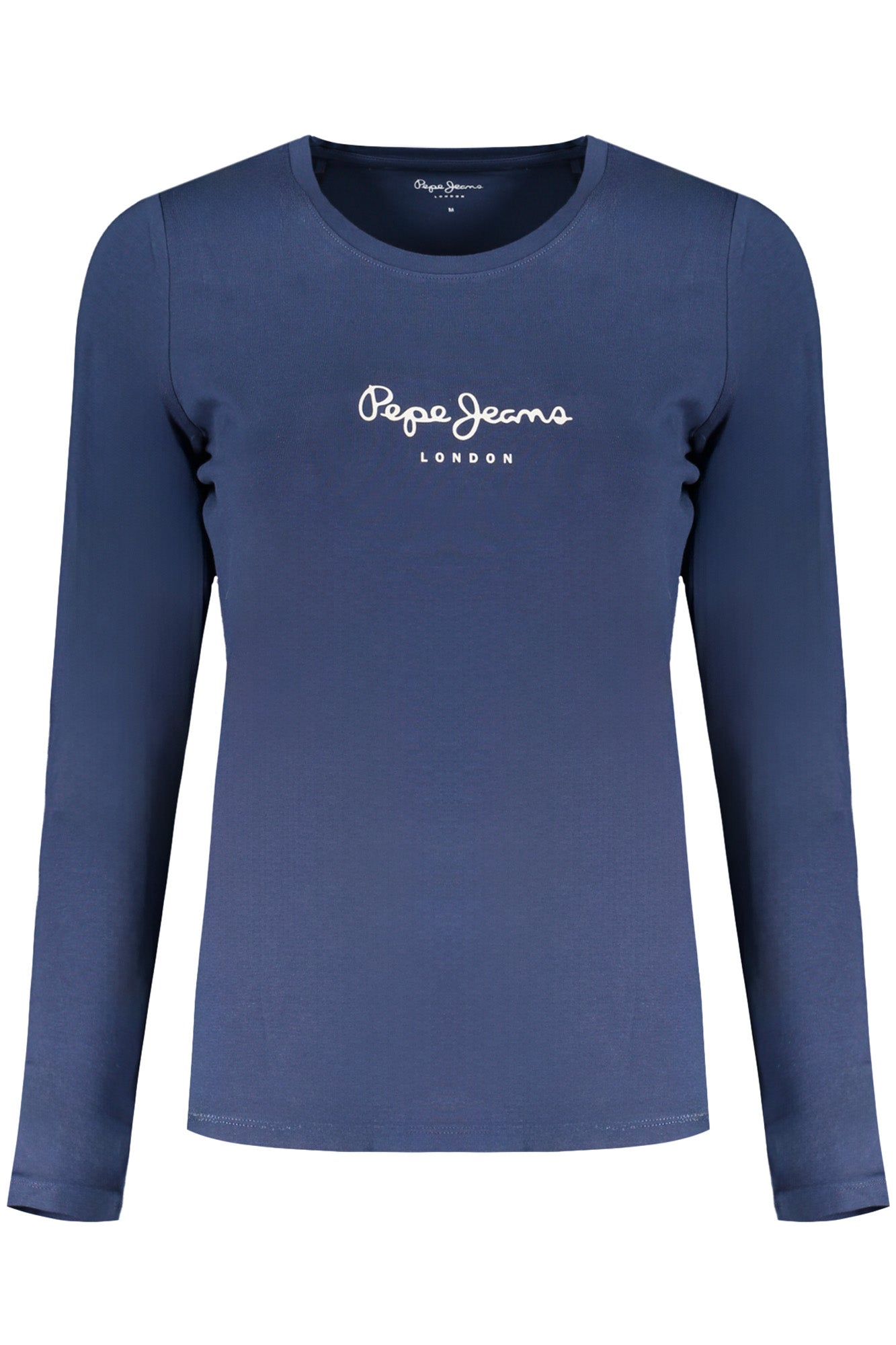 Pepe Jeans moteriški marškinėliai – mėlynos spalvos, mėlynos spalvos