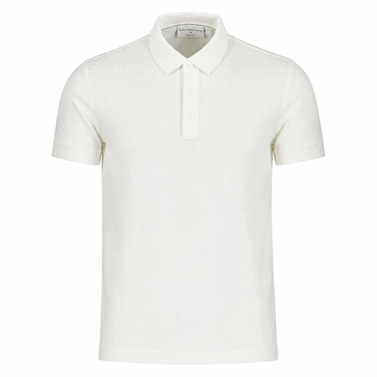 Calvin Klein vyriški polo marškinėliai – balta spalvos, balta spalva