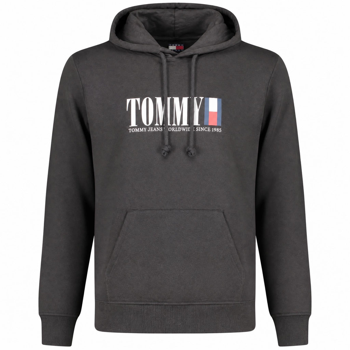 Tommy Hilfiger vyriškas džemperis – juoda spalvos, juoda spalva