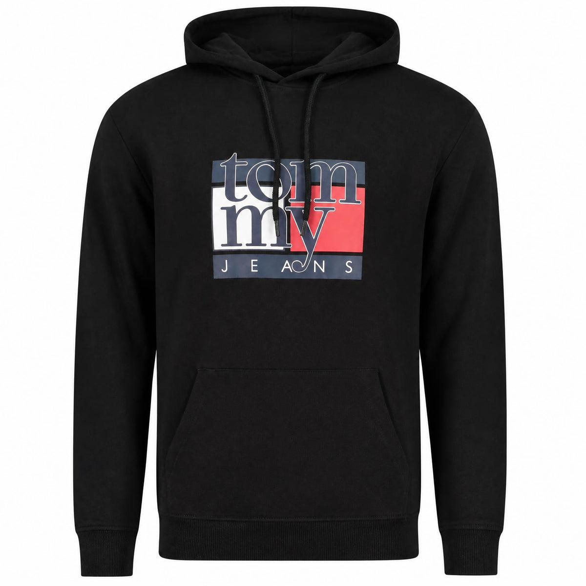 Tommy Hilfiger vyriškas džemperis – juoda spalvos, juoda spalva