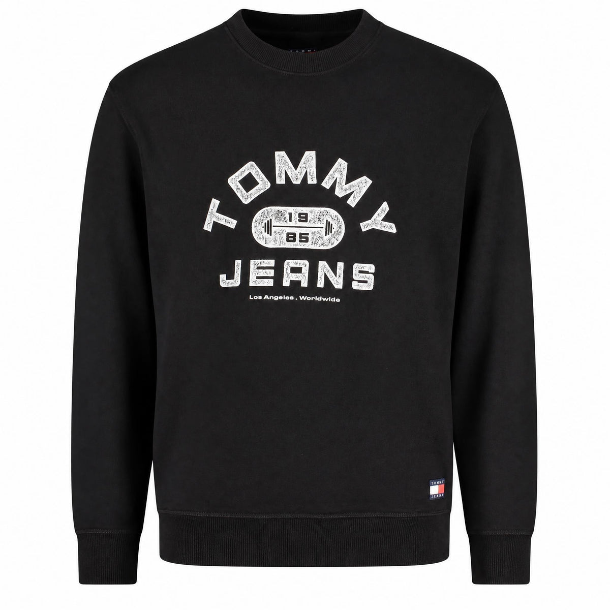 Tommy Hilfiger vyriškas džemperis – juoda spalvos, juoda spalva