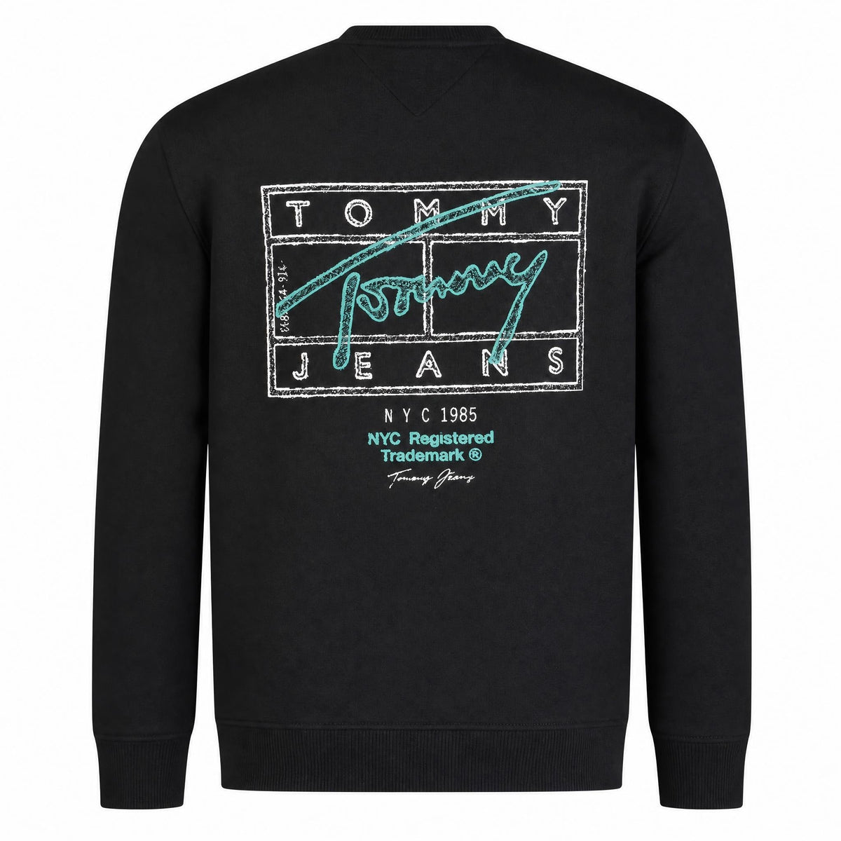 Tommy Hilfiger vyriškas džemperis – juodos spalvos, juodos spalvos, nuotrauka 2