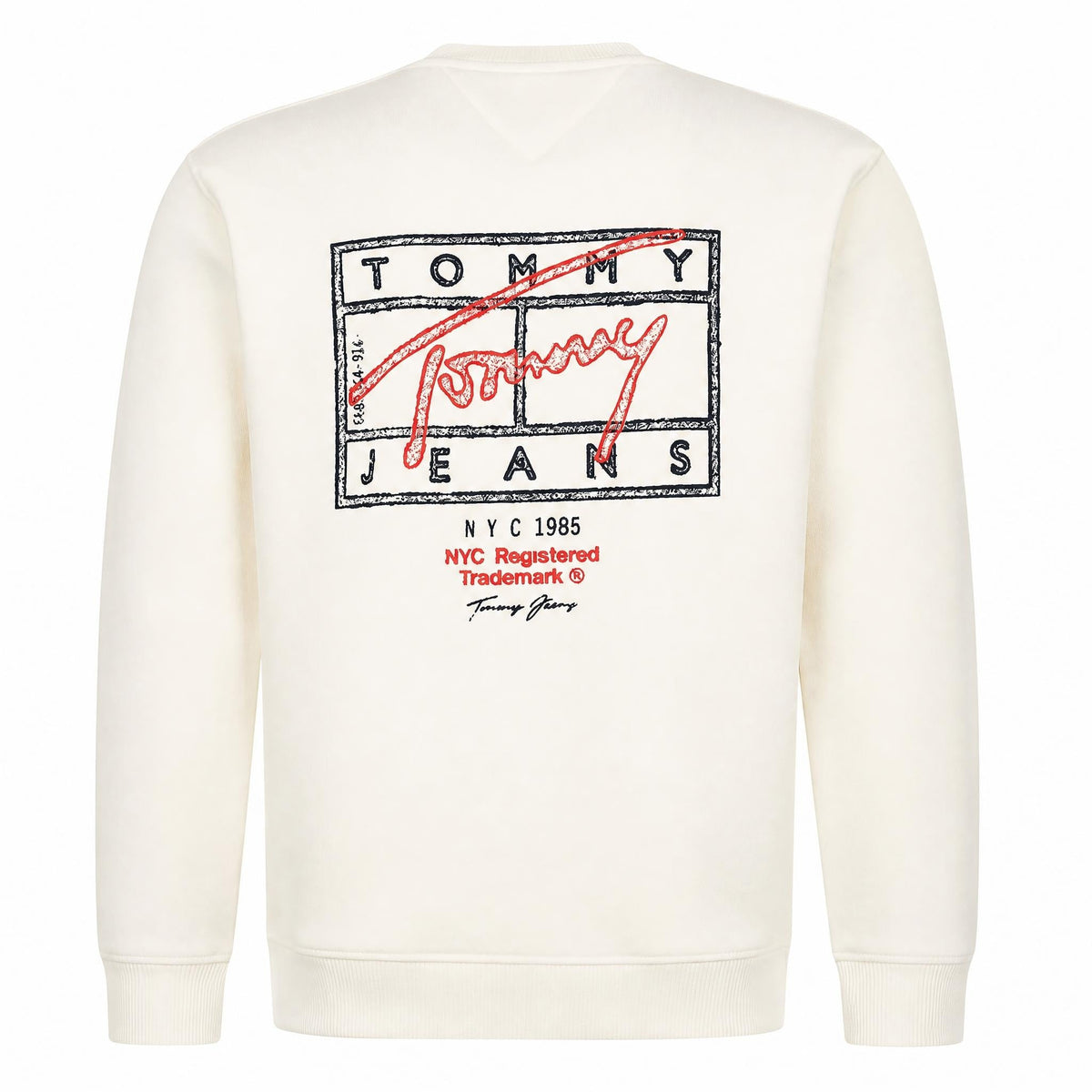 Tommy Hilfiger vyriškas džemperis – baltos spalvos, baltos spalvos, nuotrauka 2