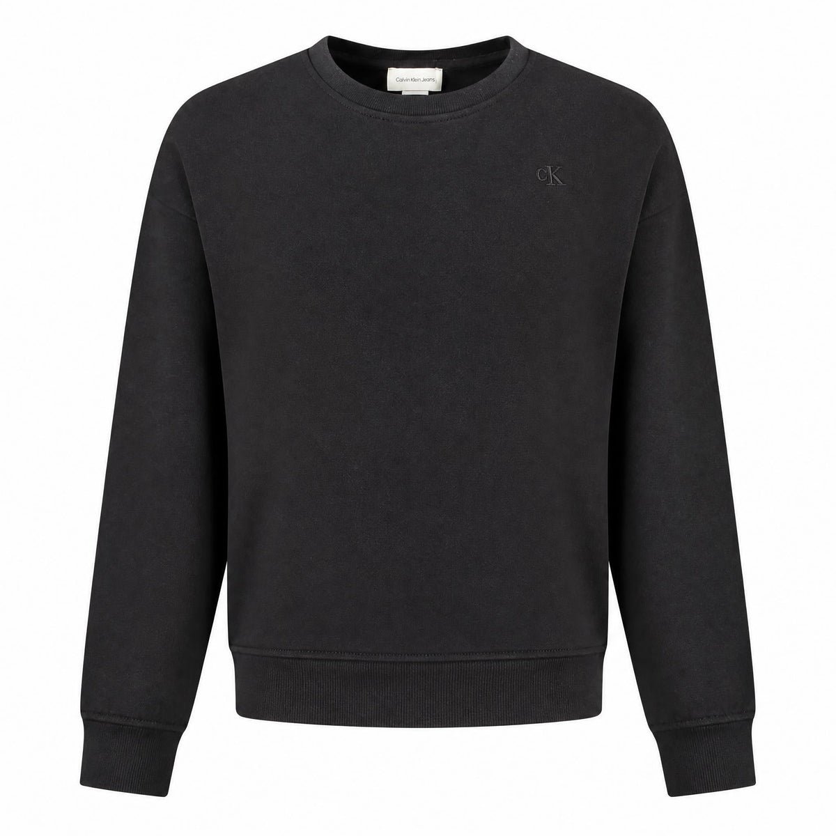 Calvin Klein moteriškas džemperis – juodos spalvos, juodos spalvos
