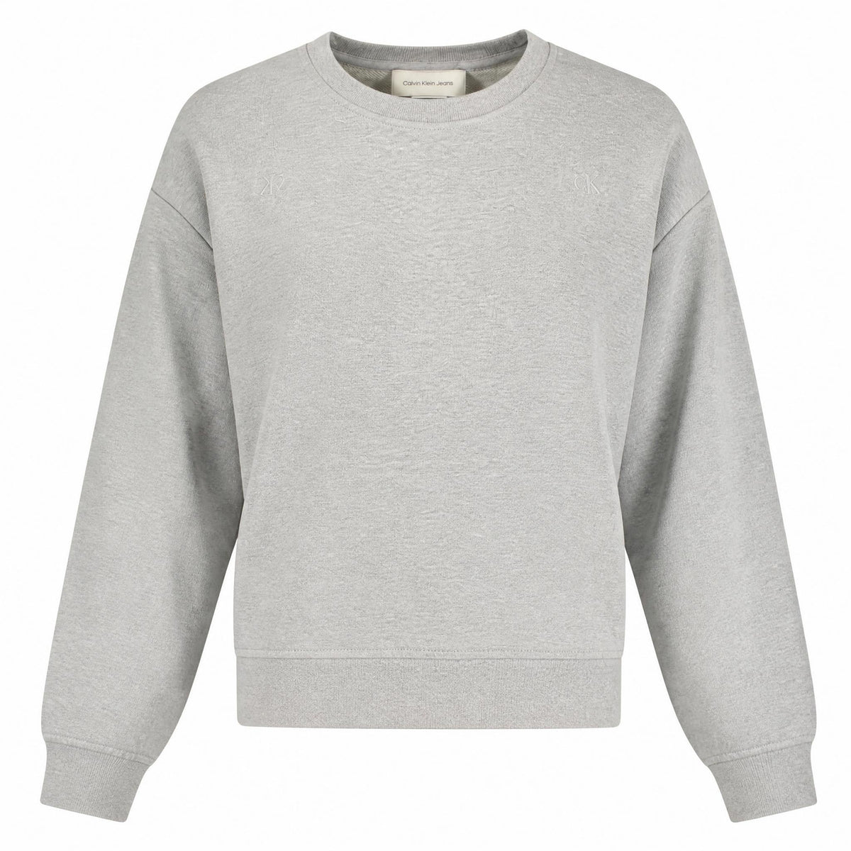 Calvin Klein moteriškas džemperis – pilkos spalvos, pilkos spalvos