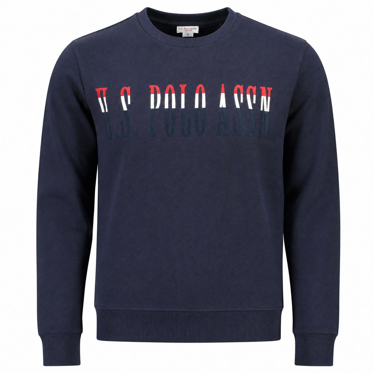 U.S. Polo Assn. vyriškas džemperis – mėlynos spalvos, mėlynos spalvos