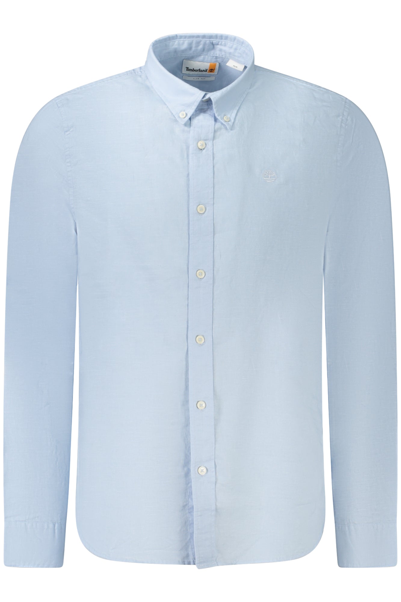 Timberland vyriški marškiniai – azzurro spalvos, azzurro spalva
