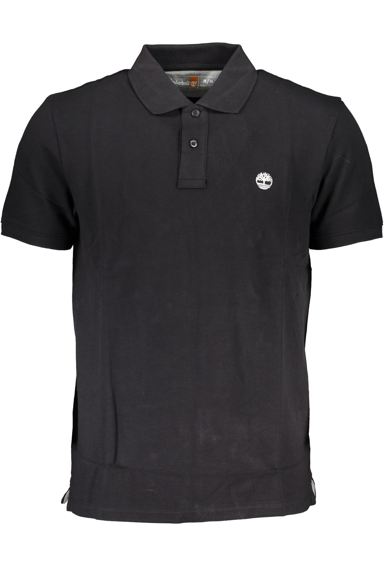 Timberland vyriški polo marškinėliai – juoda spalvos, juoda spalva
