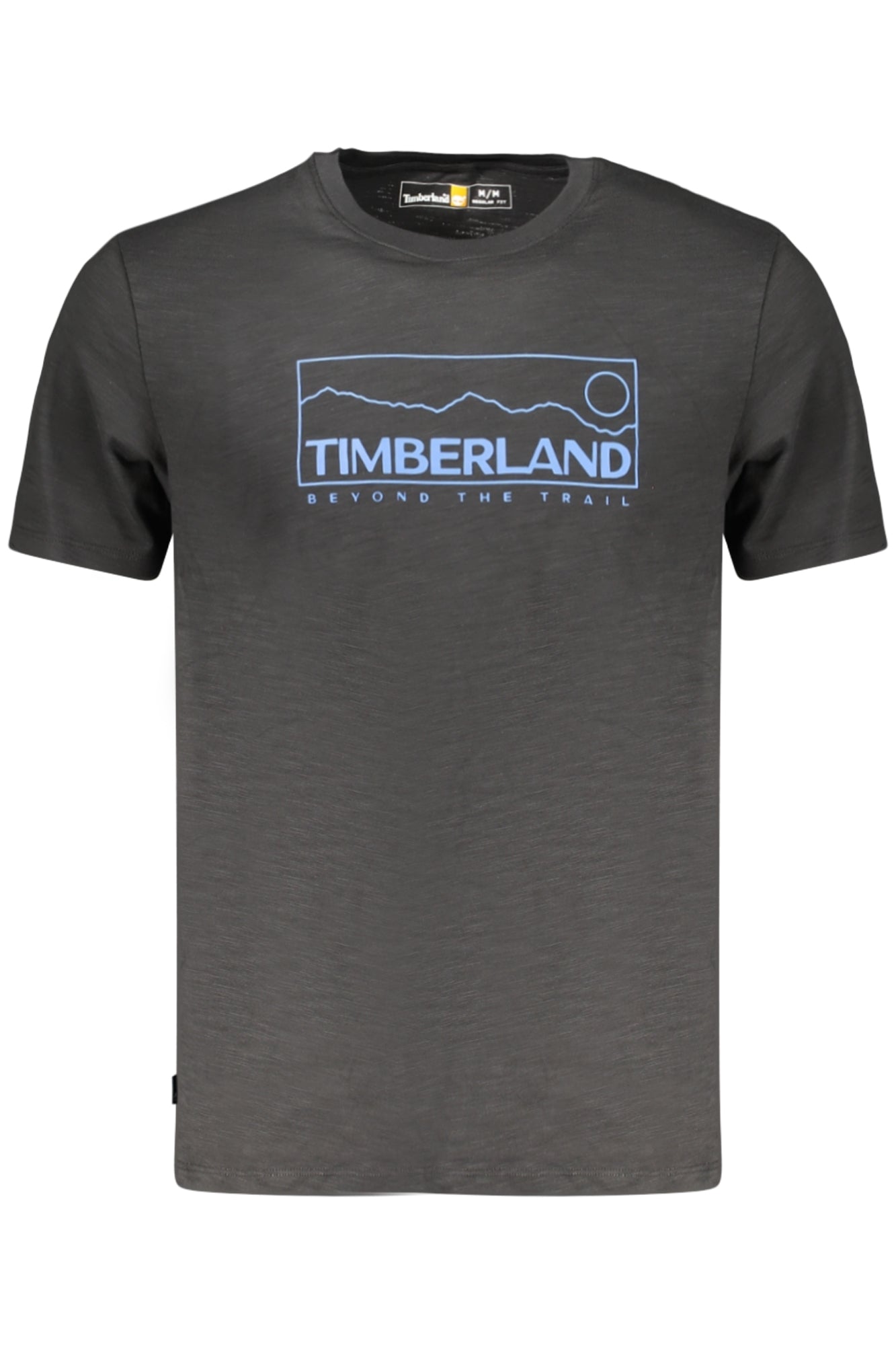 Timberland vyriški marškinėliai – juodos spalvos, juodos spalvos