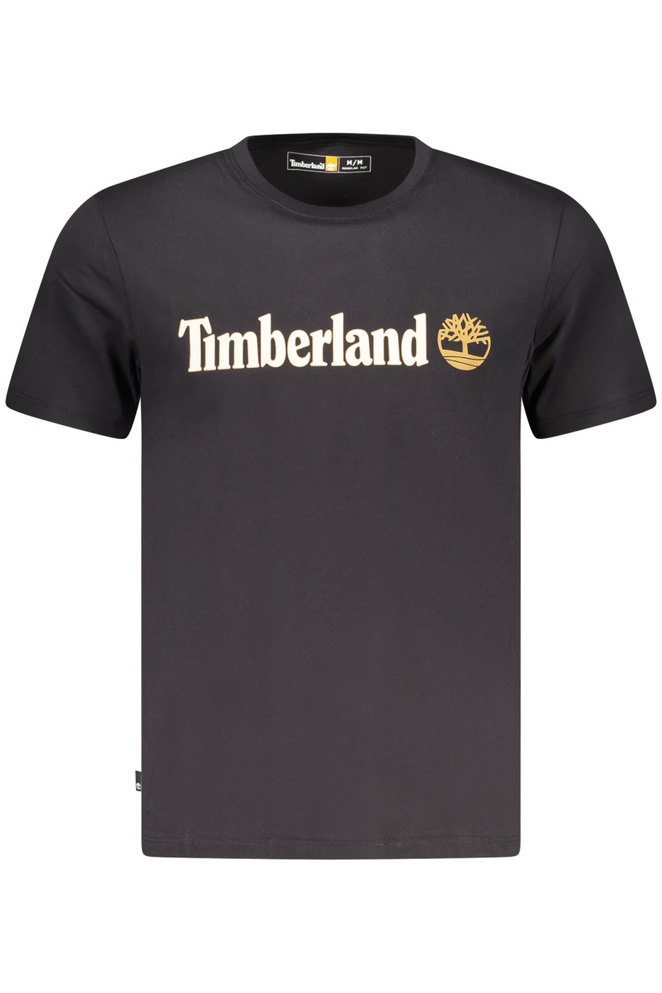 Timberland vyriški marškinėliai – juodos spalvos, juodos spalvos