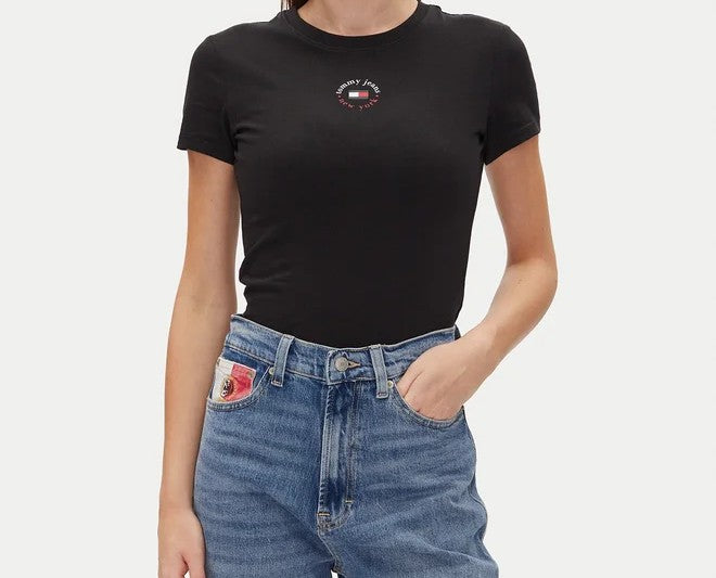 Tommy Jeans moteriški marškinėliai – Rezivelo
