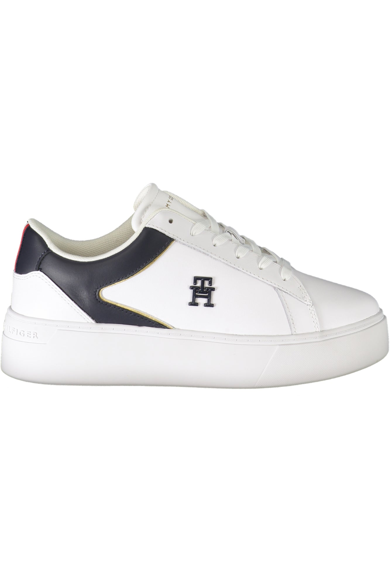 Tommy Hilfiger moteriški laisvalaikio batai – balta spalvos, balta spalva