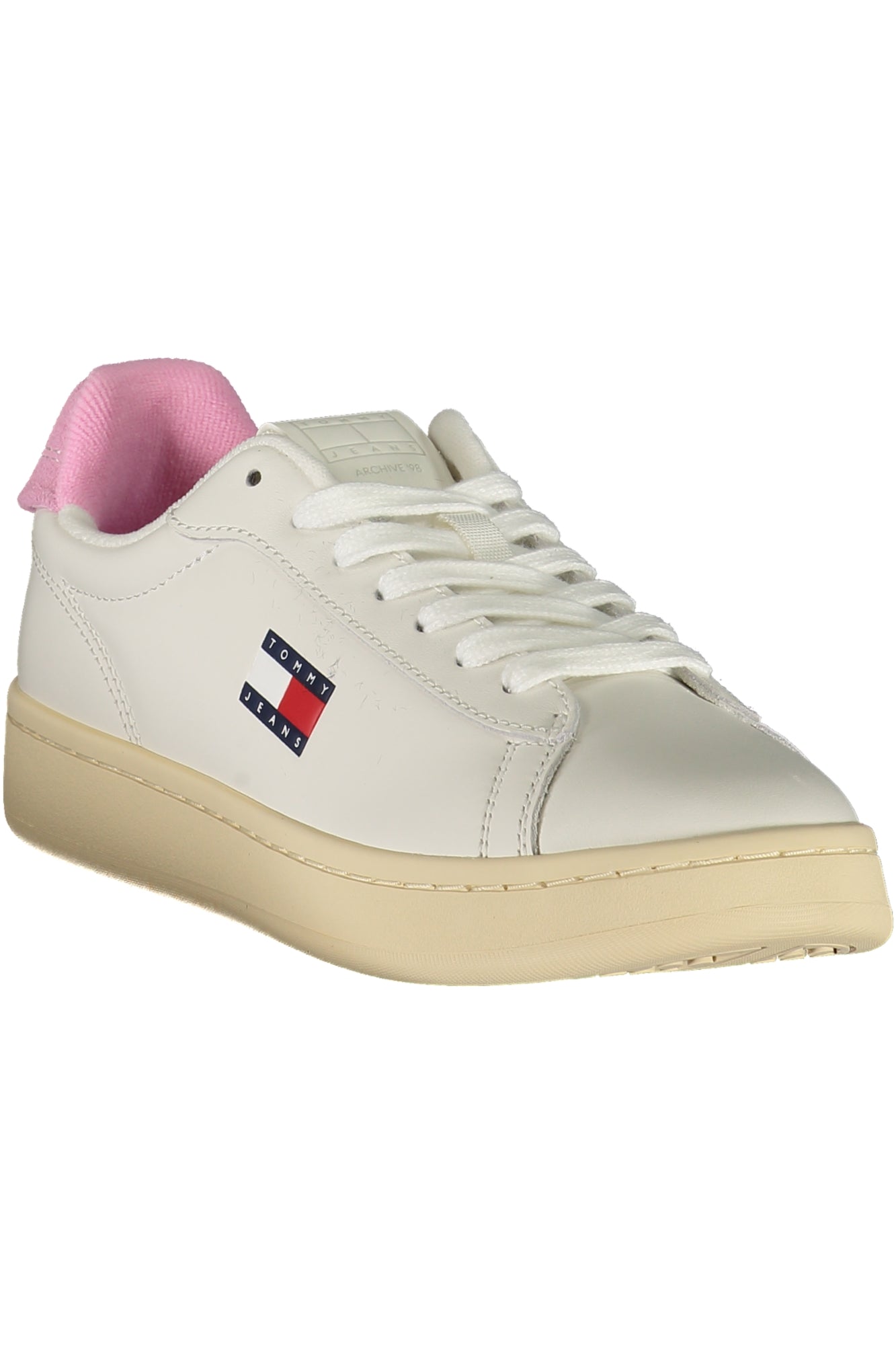 Tommy Hilfiger moteriški laisvalaikio batai – baltos spalvos, baltos spalvos, nuotrauka 2