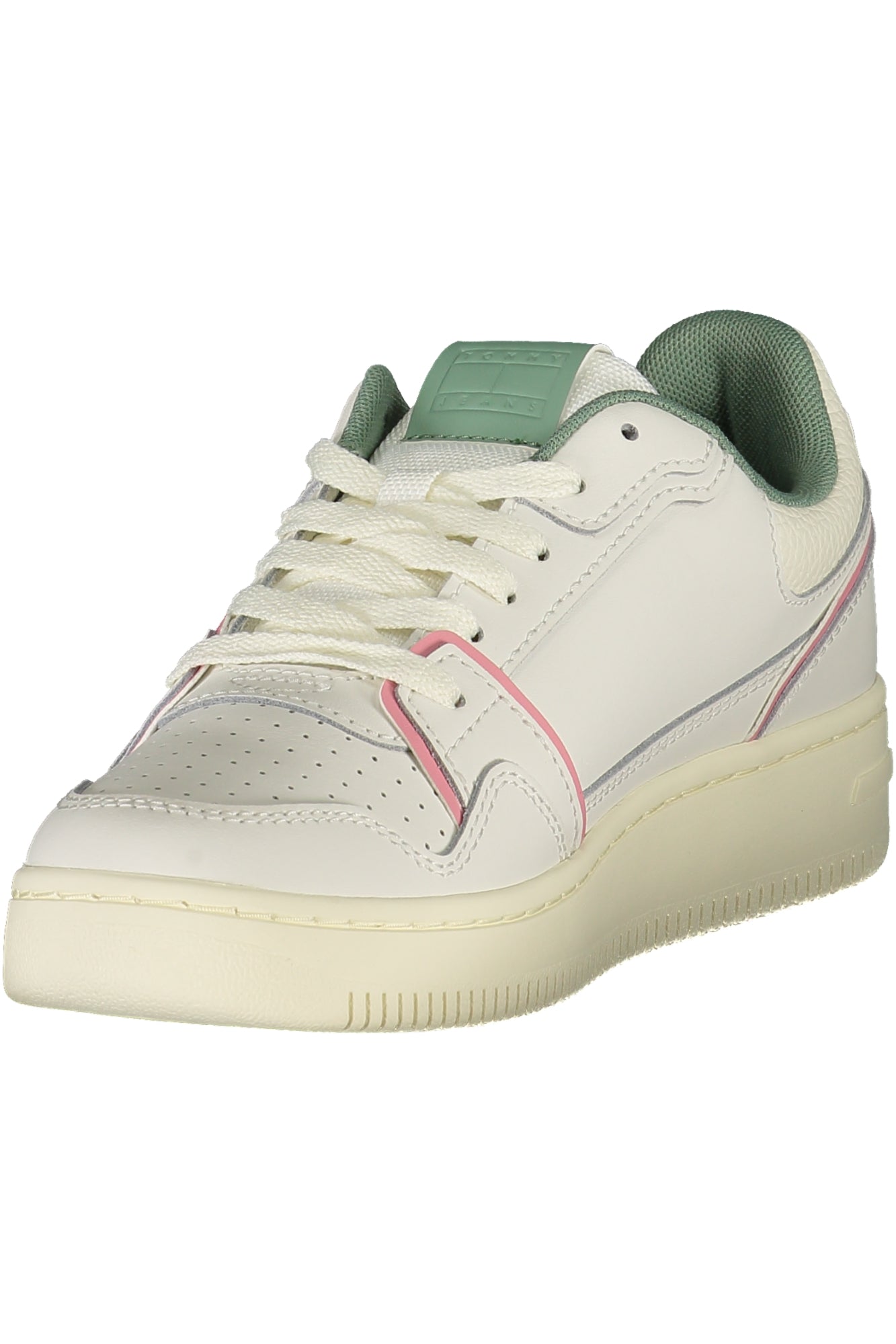 Tommy Hilfiger moteriški laisvalaikio batai – baltos spalvos, baltos spalvos, nuotrauka 3