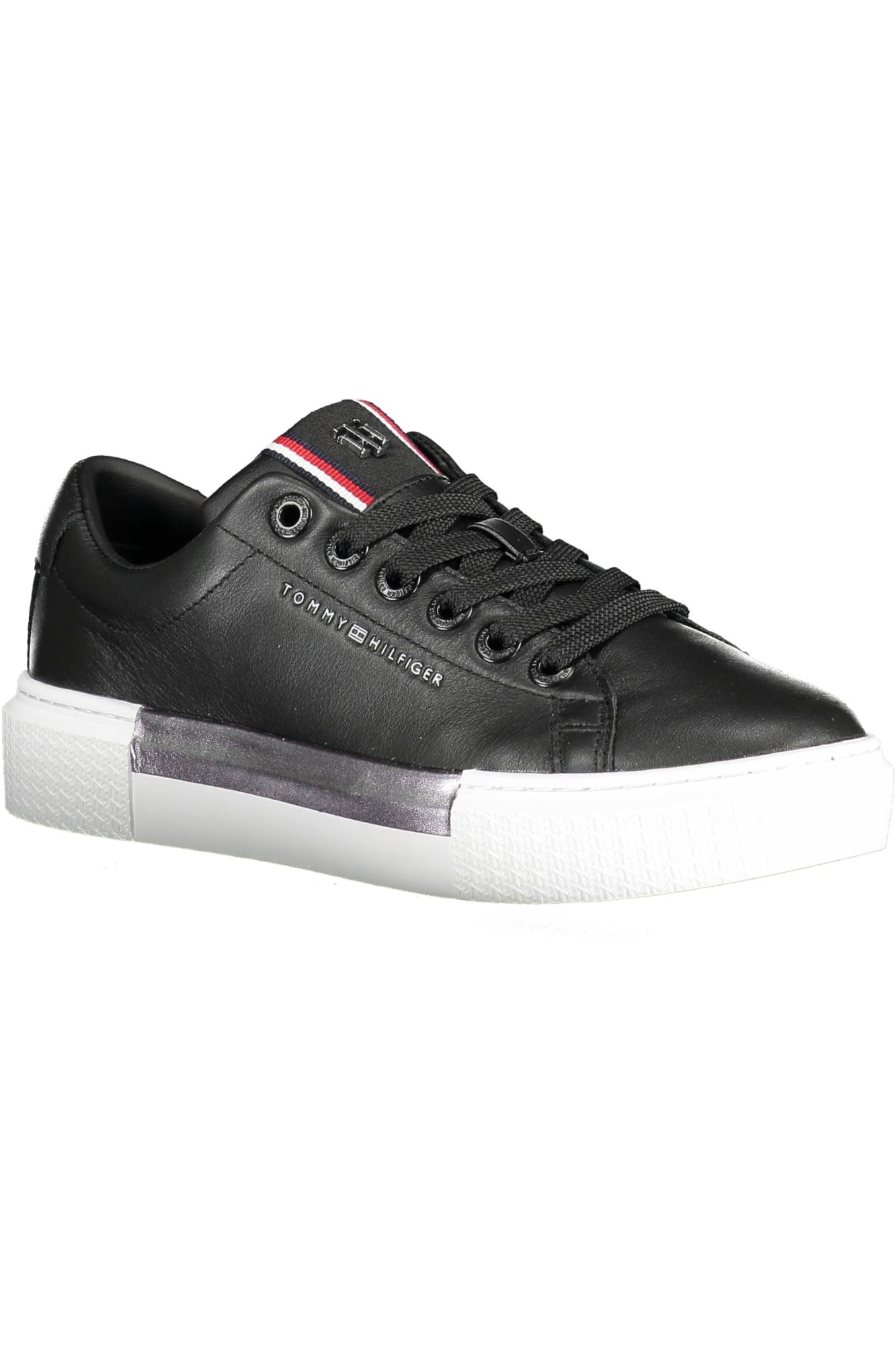 Tommy Hilfiger moteriški laisvalaikio batai – juodos spalvos, juodos spalvos, nuotrauka 3