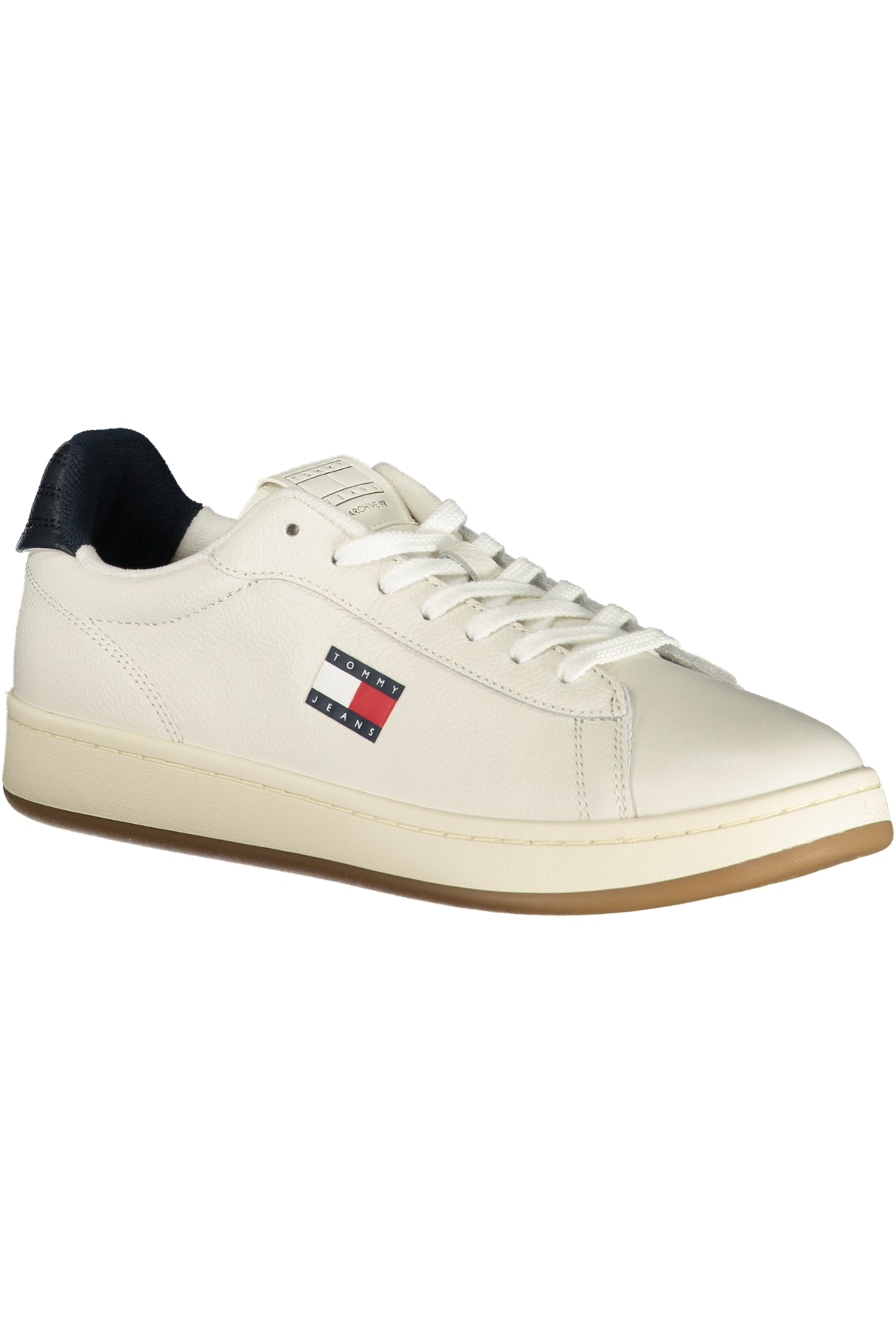 Tommy Hilfiger vyriški laisvalaikio batai – baltos spalvos, baltos spalvos, nuotrauka 2