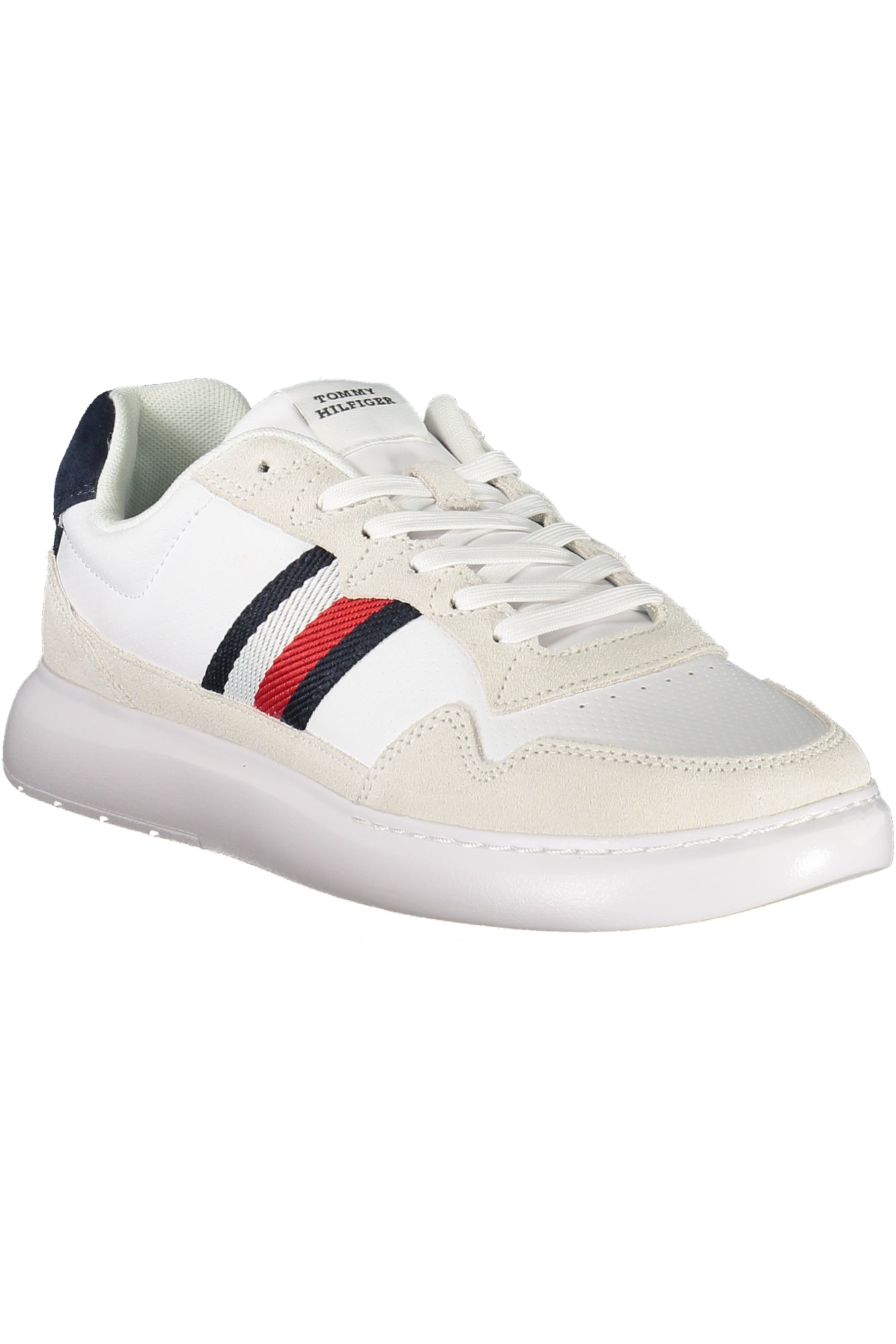 Tommy Hilfiger vyriški laisvalaikio batai – baltos spalvos, baltos spalvos, nuotrauka 2