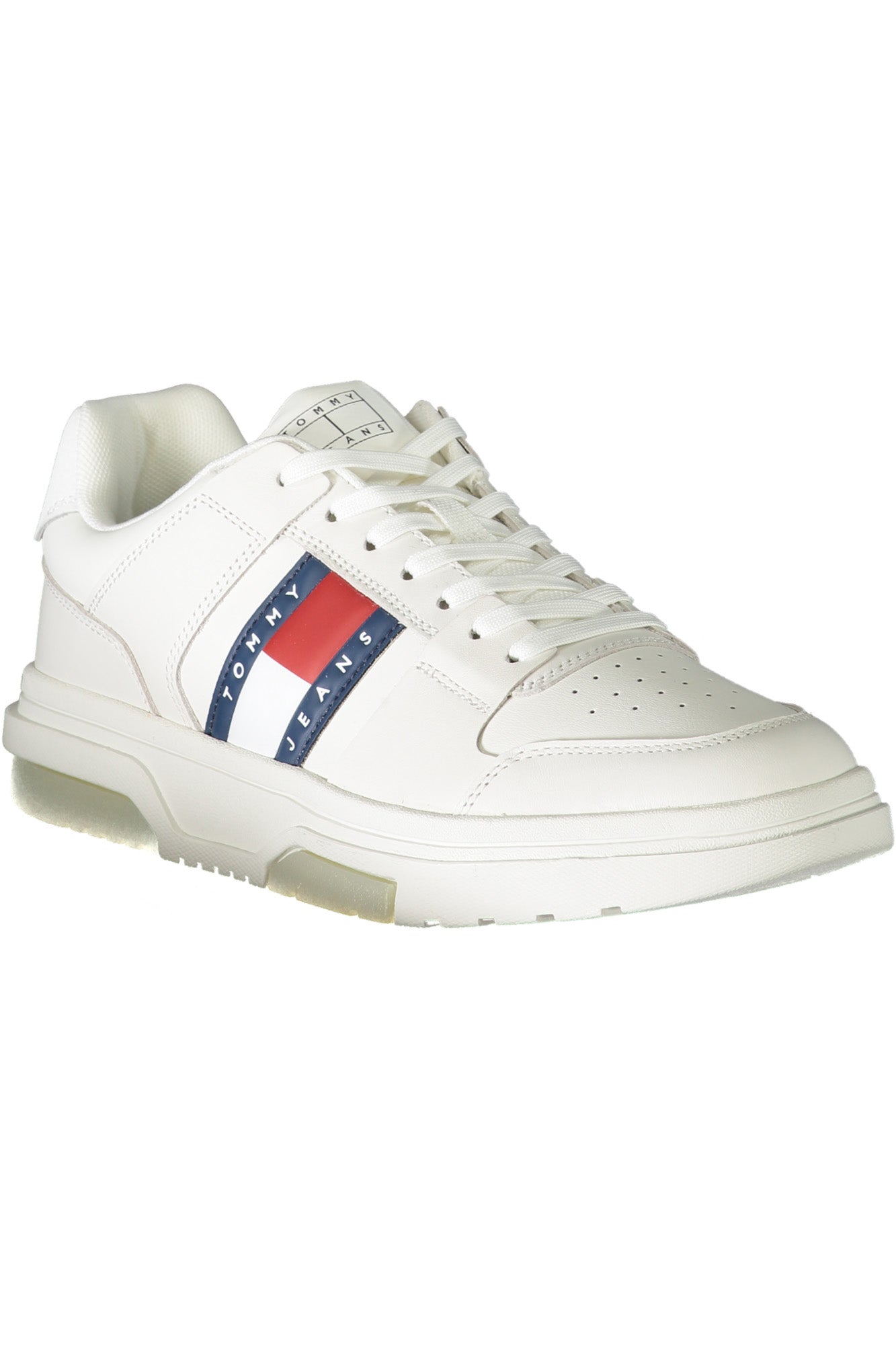 Tommy Hilfiger vyriški laisvalaikio batai – baltos spalvos, baltos spalvos, nuotrauka 2