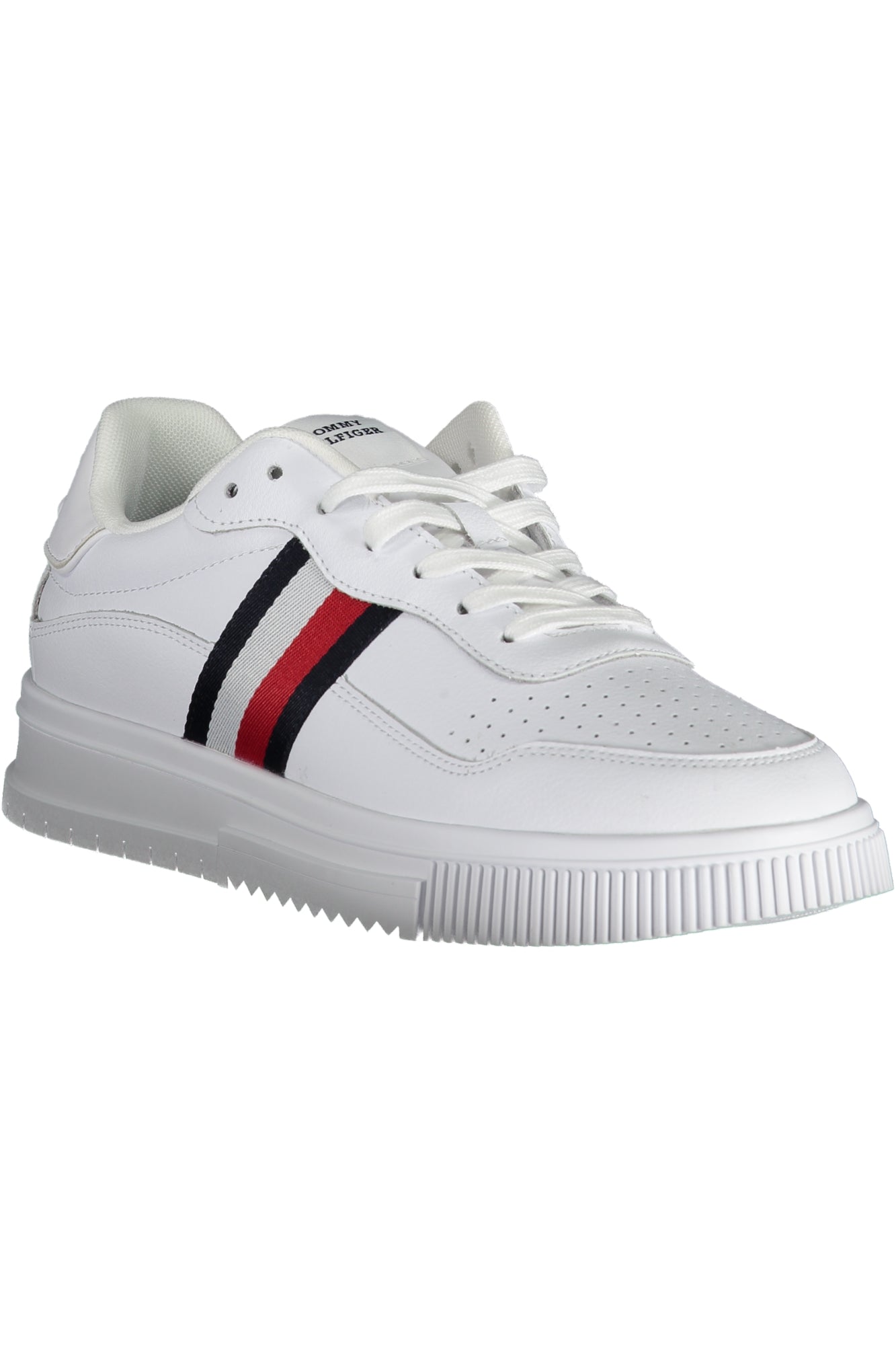 Tommy Hilfiger vyriški laisvalaikio batai – baltos spalvos, baltos spalvos, nuotrauka 3