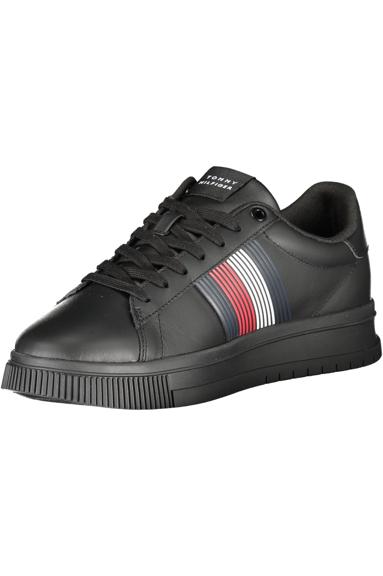 Tommy Hilfiger vyriški laisvalaikio batai – juodos spalvos, juodos spalvos, nuotrauka 3