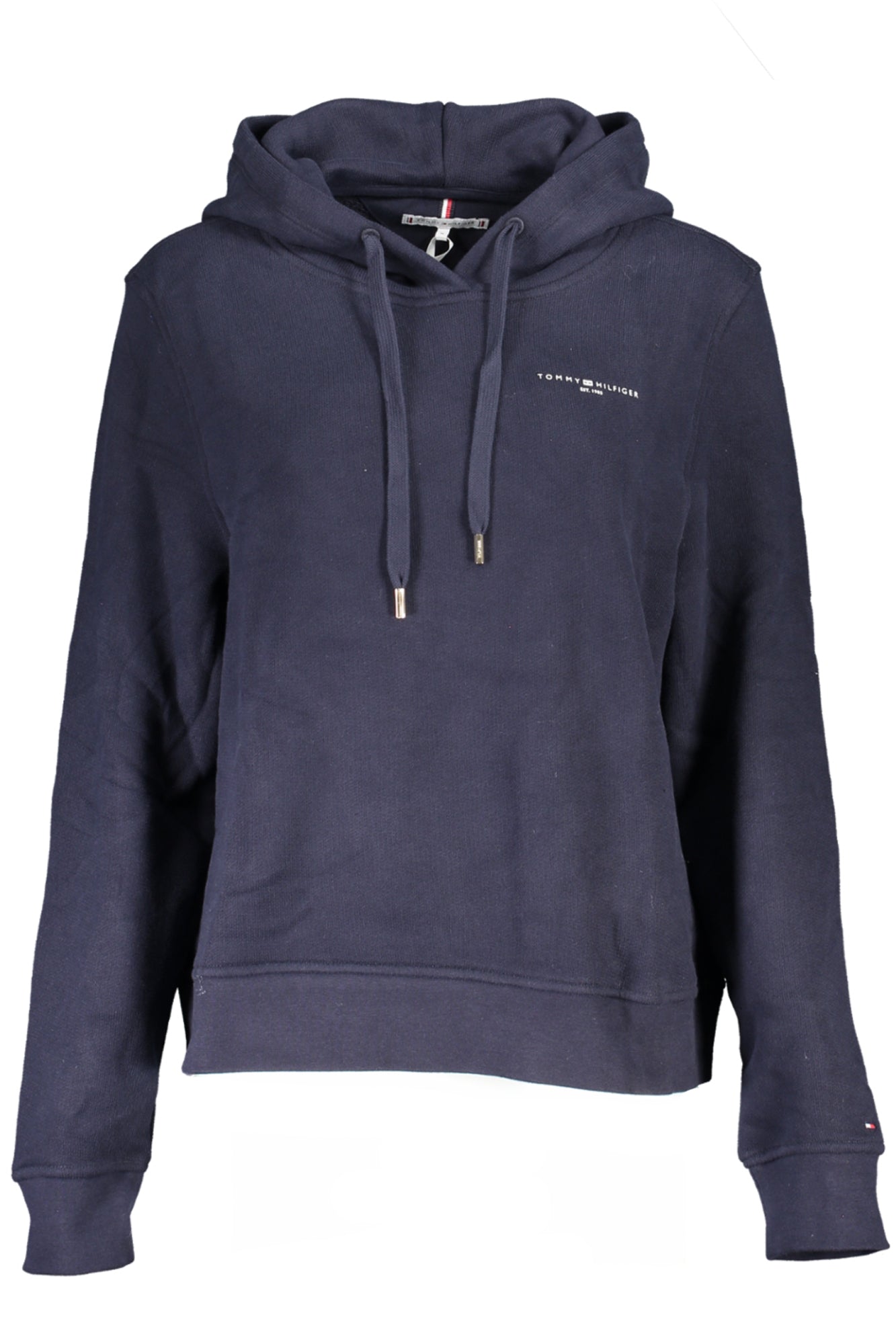 Tommy Hilfiger moteriškas džemperis – mėlynos spalvos, mėlynos spalvos