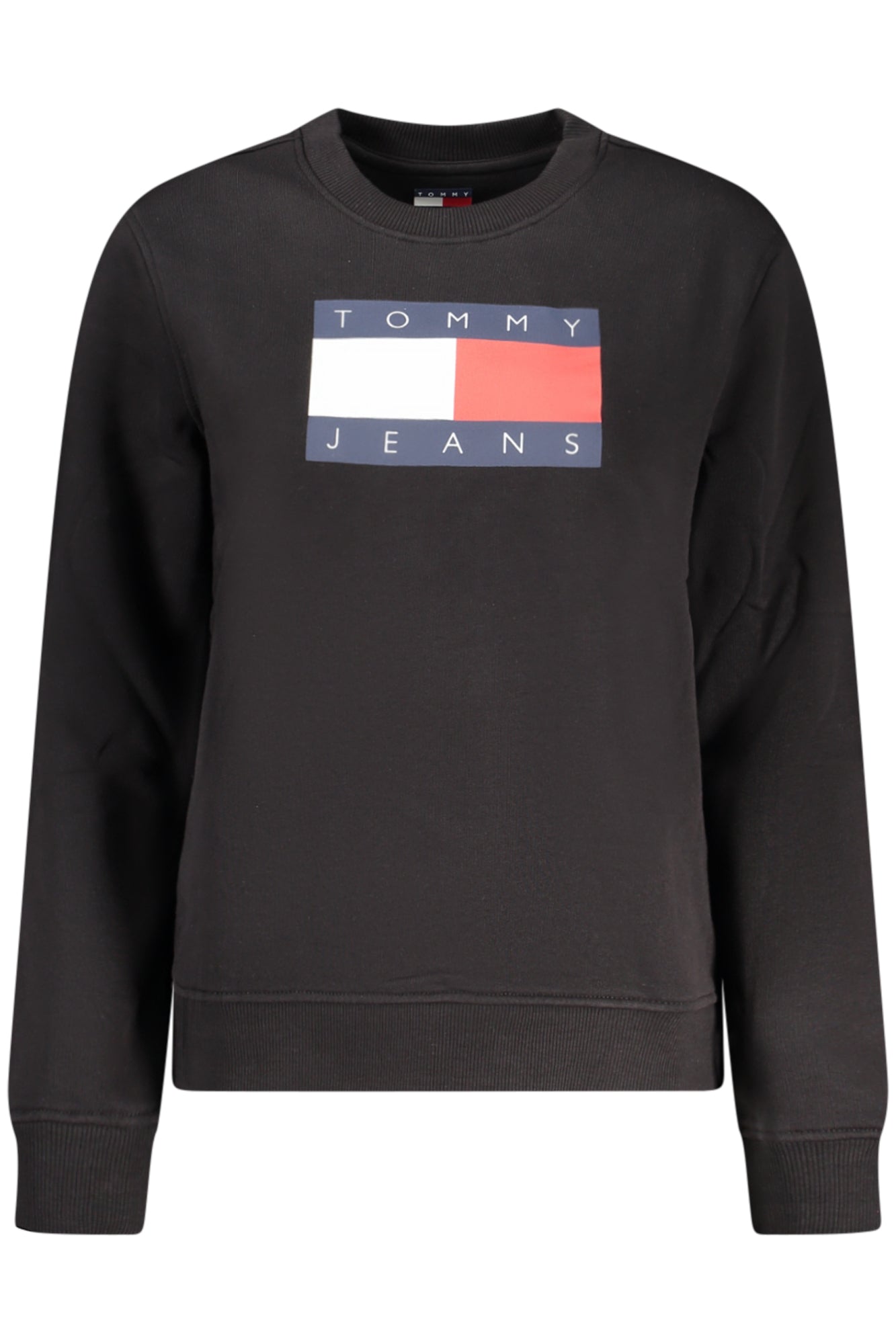 Tommy Hilfiger moteriškas džemperis – juoda spalvos, juoda spalva