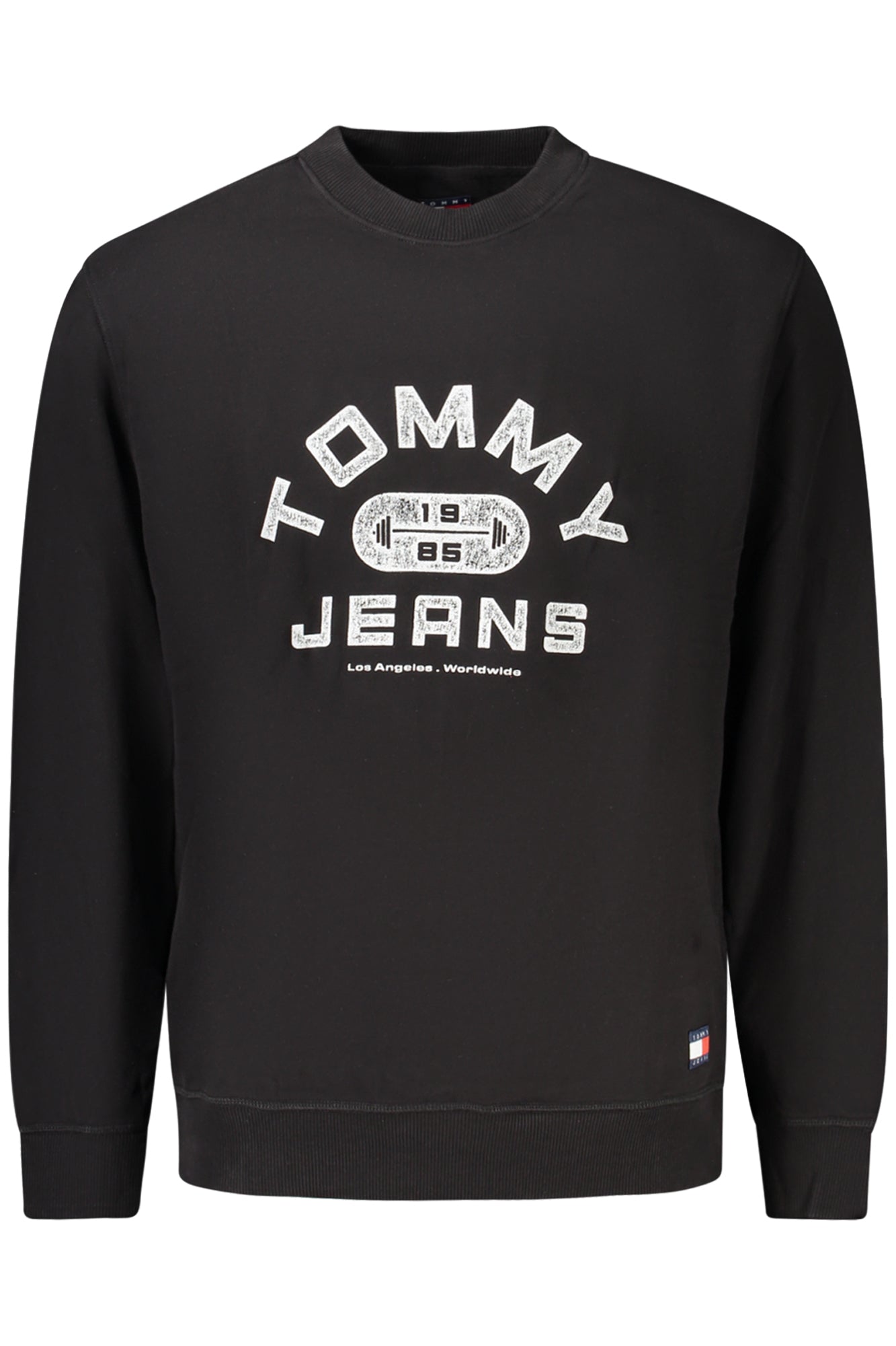 Tommy Hilfiger vyriškas džemperis – juoda spalvos, juoda spalva
