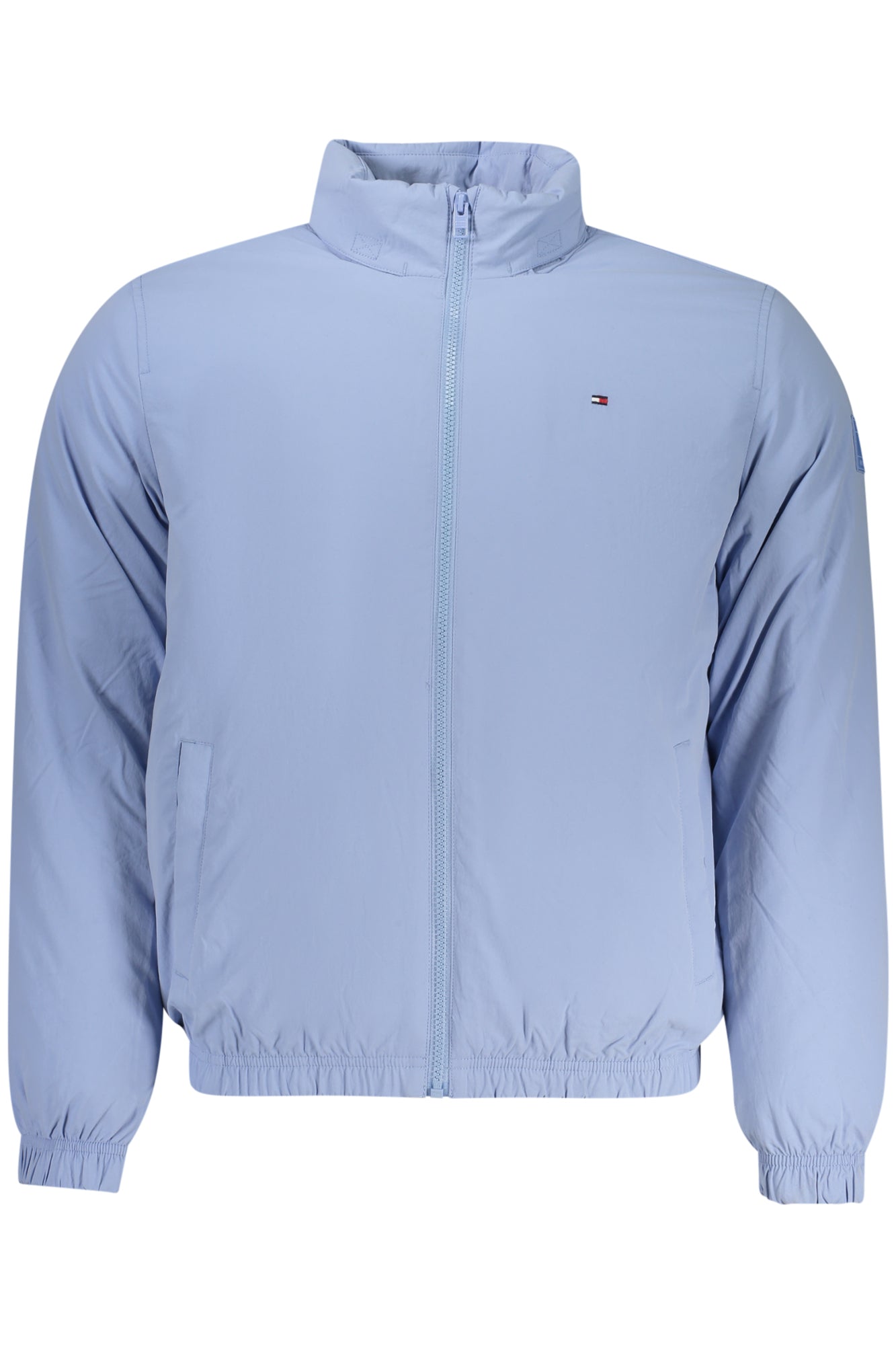 Tommy Hilfiger vaikiška striukė – azzurro spalvos, azzurro spalva