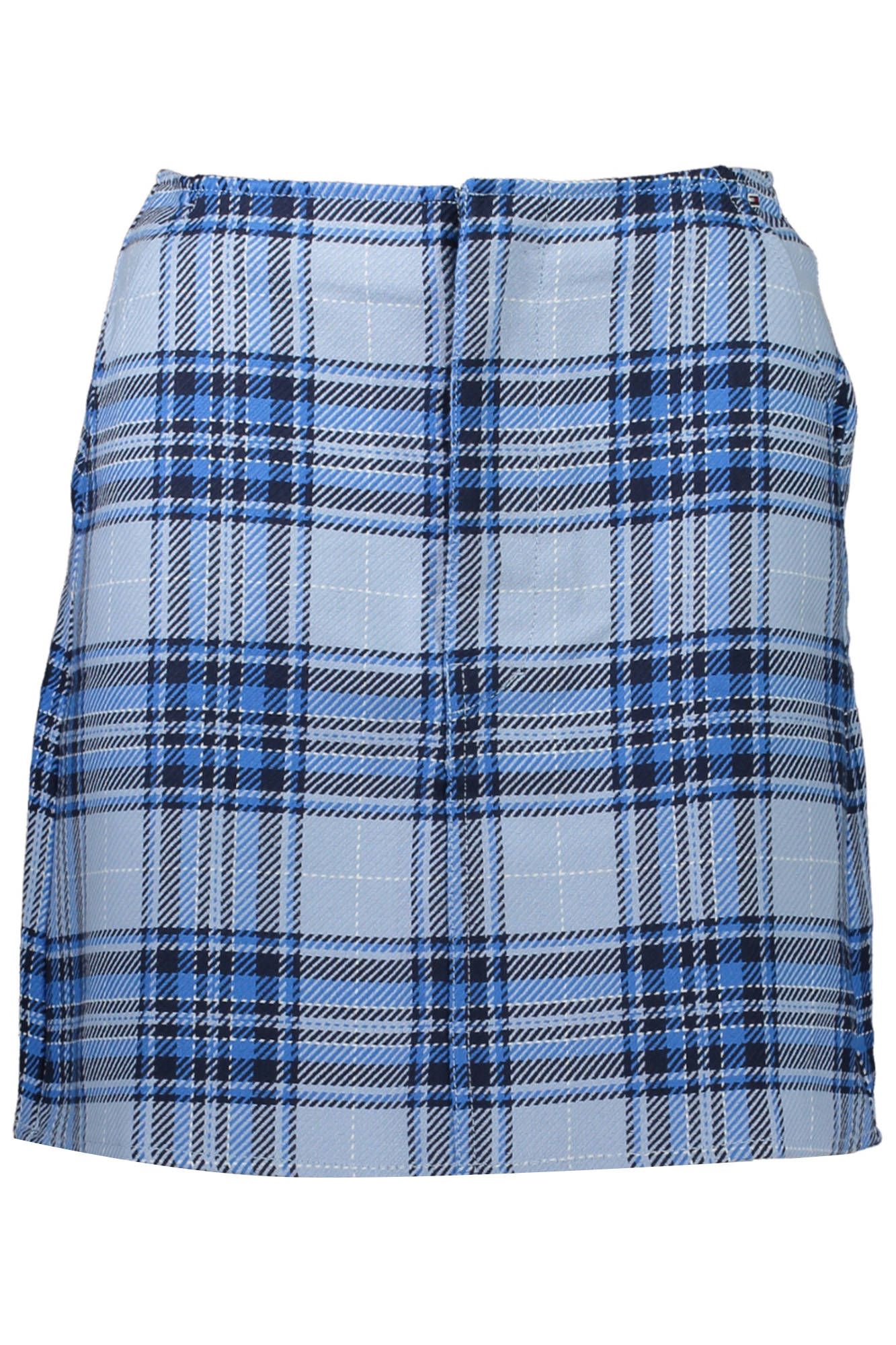 Tommy Hilfiger moteriškas sijonas – azzurro spalvos, azzurro spalva