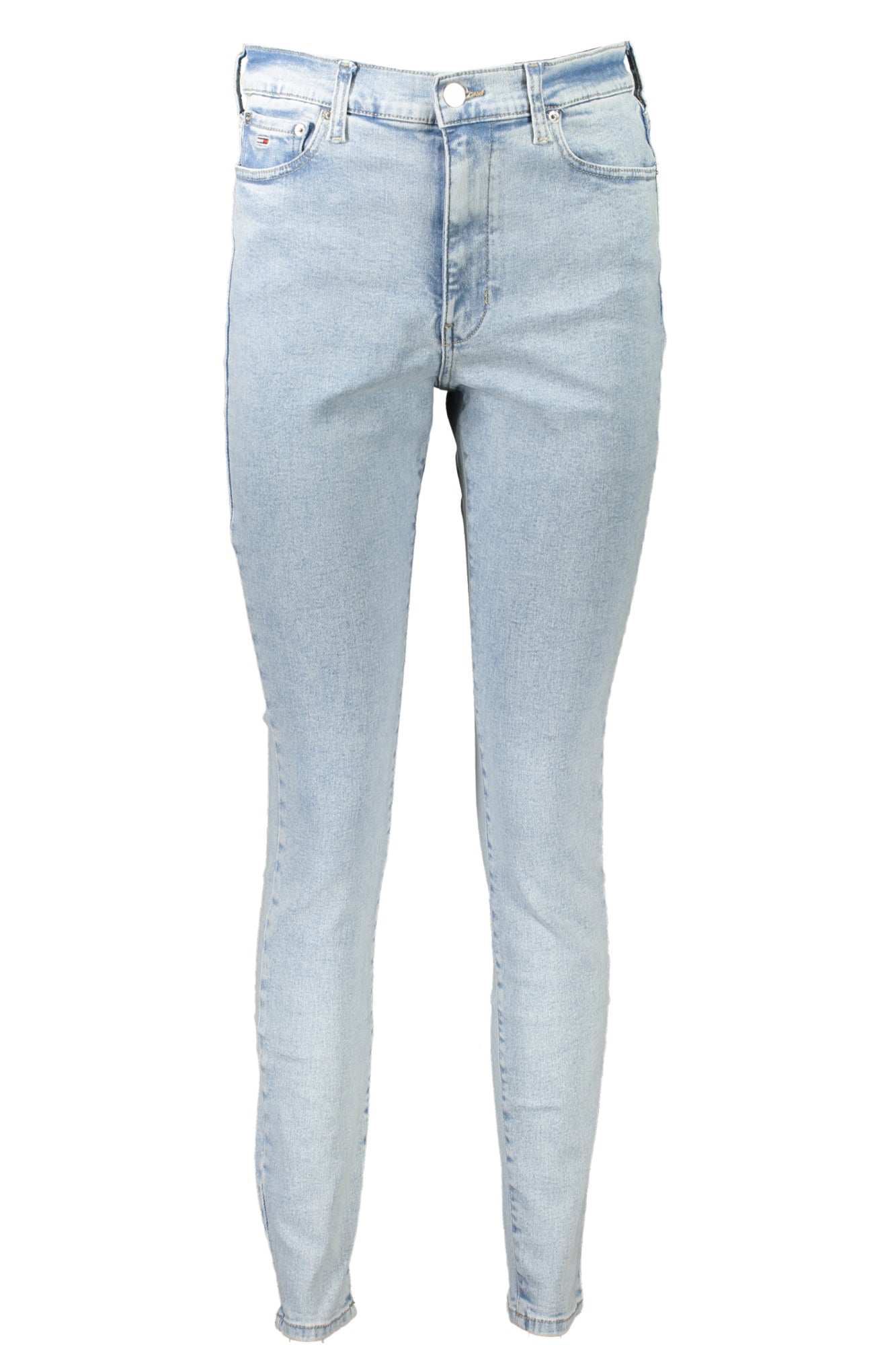 Tommy Hilfiger moteriški džinsai – azzurro spalvos, azzurro spalva