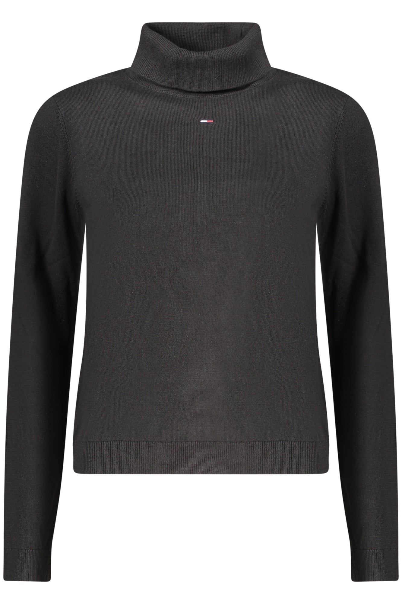 Tommy Hilfiger moteriškas megztinis – juodos spalvos, juodos spalvos