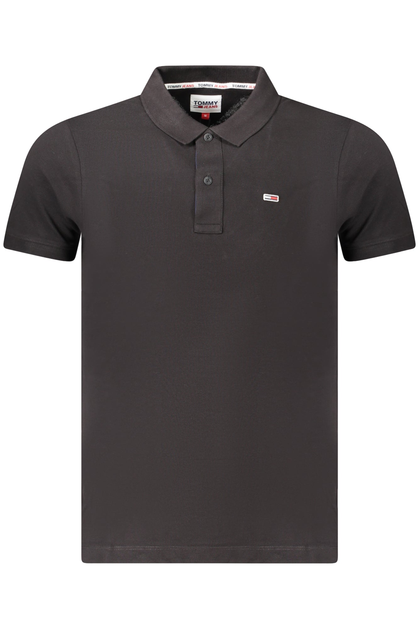 Tommy Hilfiger vyriški polo marškinėliai – juodos spalvos, juodos spalvos