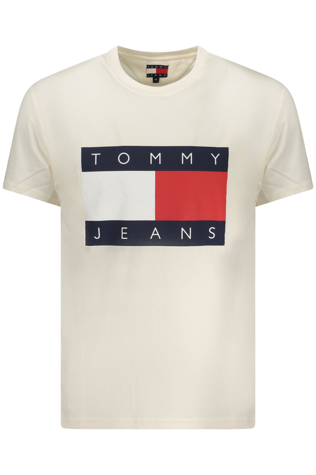 Tommy Hilfiger vyriški marškinėliai – baltos spalvos, baltos spalvos
