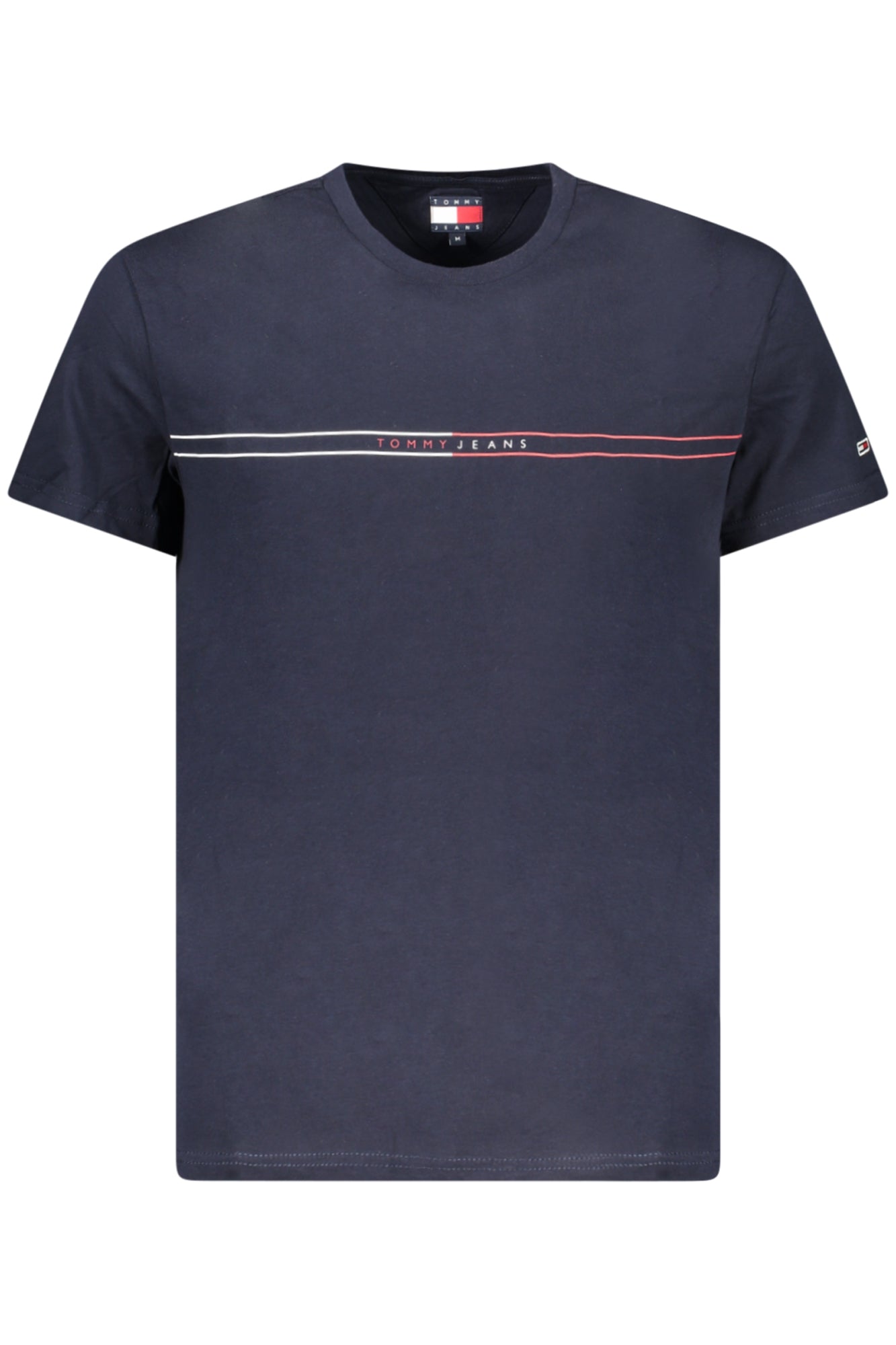 Tommy Hilfiger vyriški marškinėliai – mėlyna spalvos, mėlyna spalva