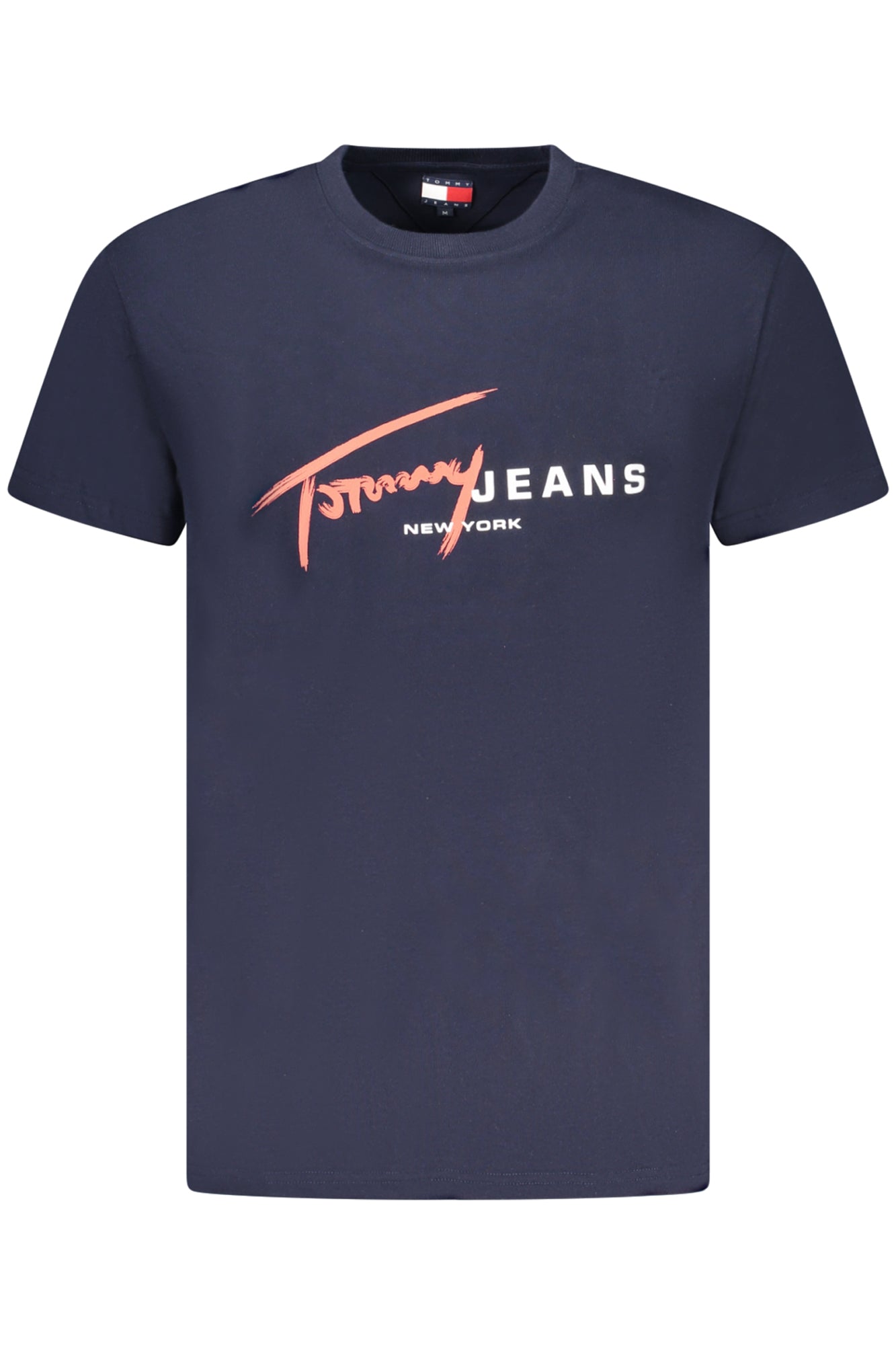 Tommy Hilfiger vyriški marškinėliai – mėlynos spalvos, mėlynos spalvos