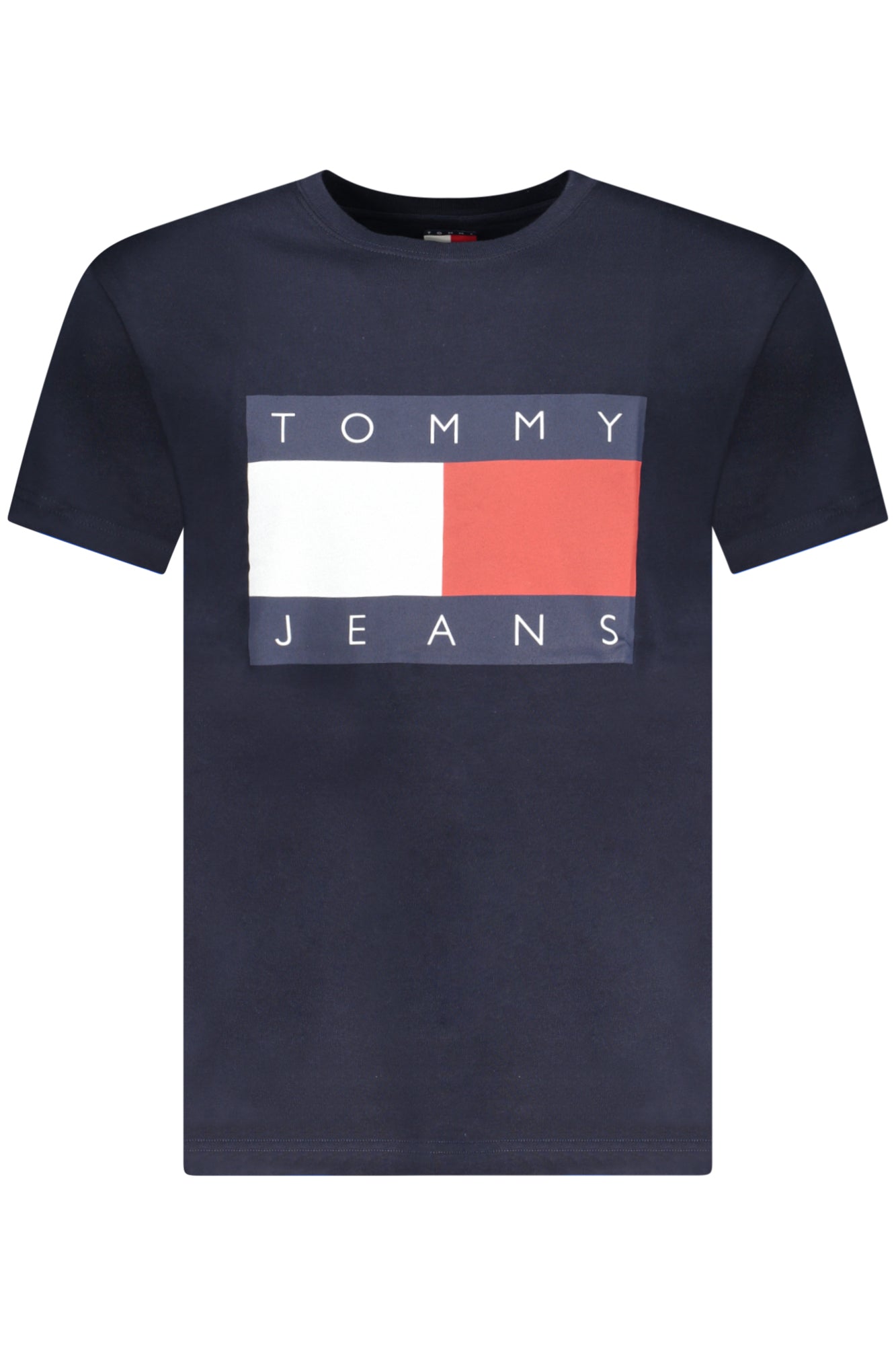 Tommy Hilfiger vyriški marškinėliai – mėlynos spalvos, mėlynos spalvos