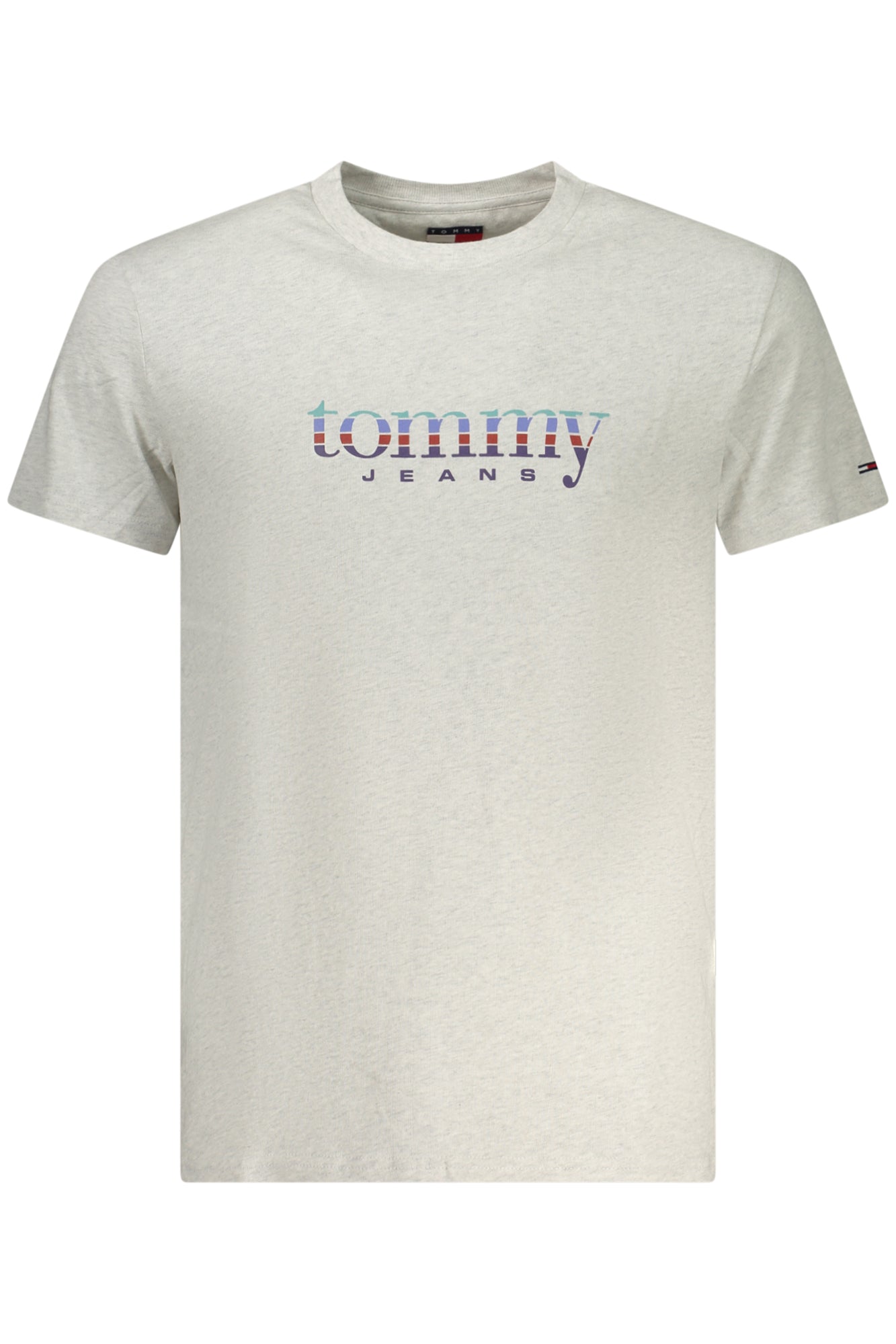 Tommy Hilfiger vyriški marškinėliai – pilka spalvos, pilka spalva