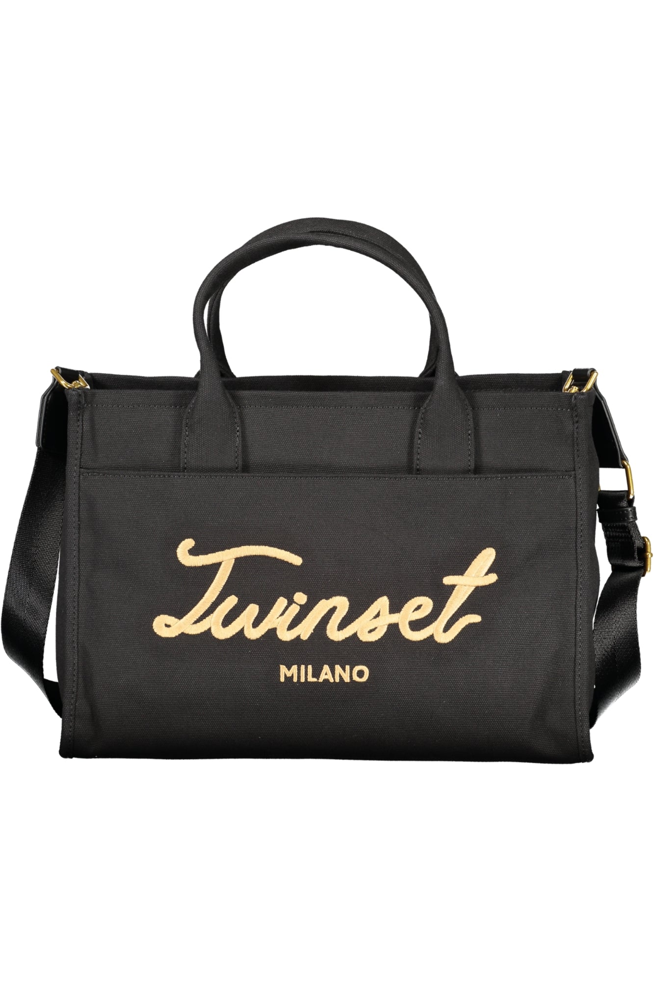 Twinset moteriška rankinė – juoda spalvos, juoda spalva